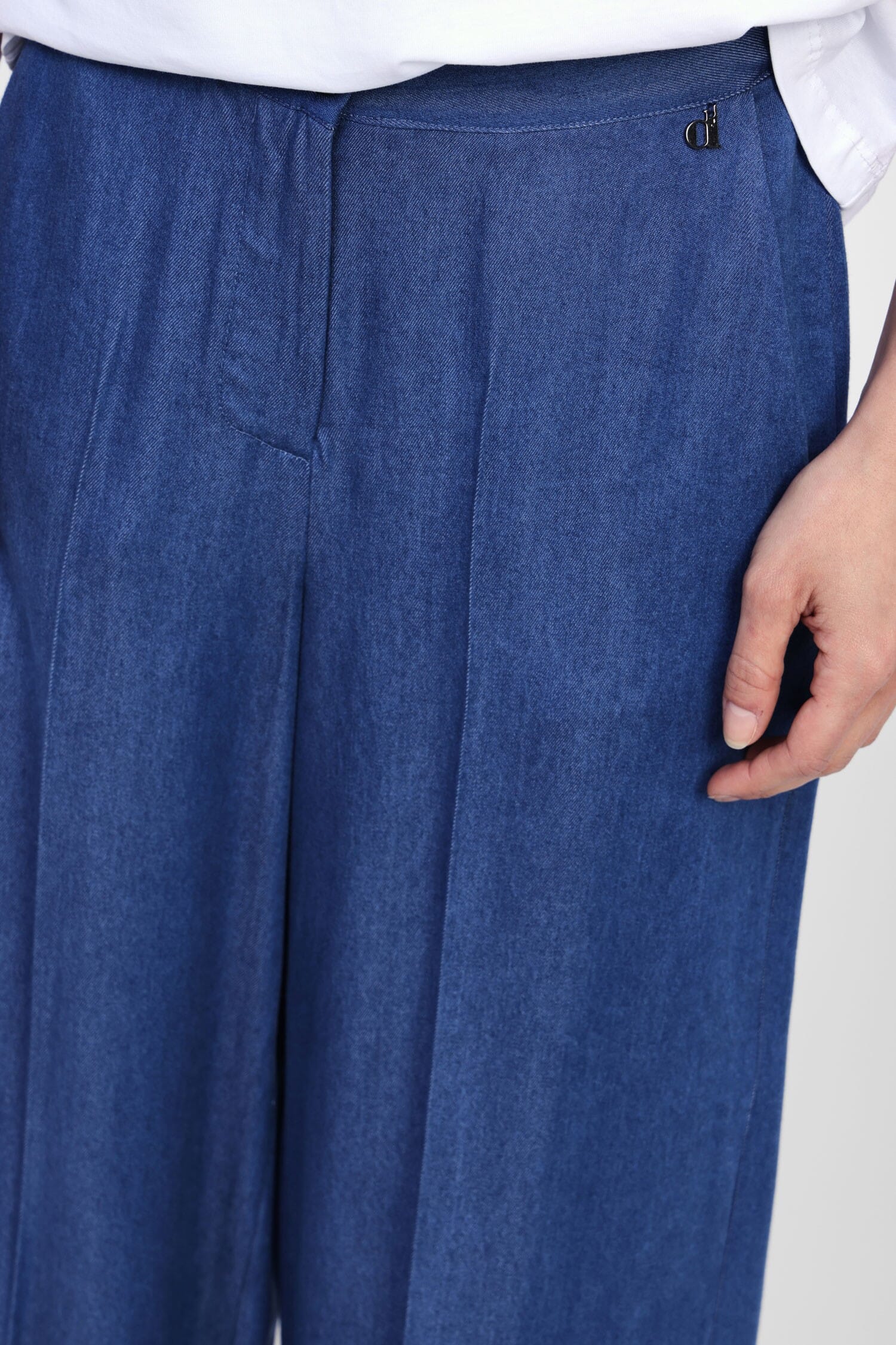 Pantaloni Palazzo Chambray Dixie