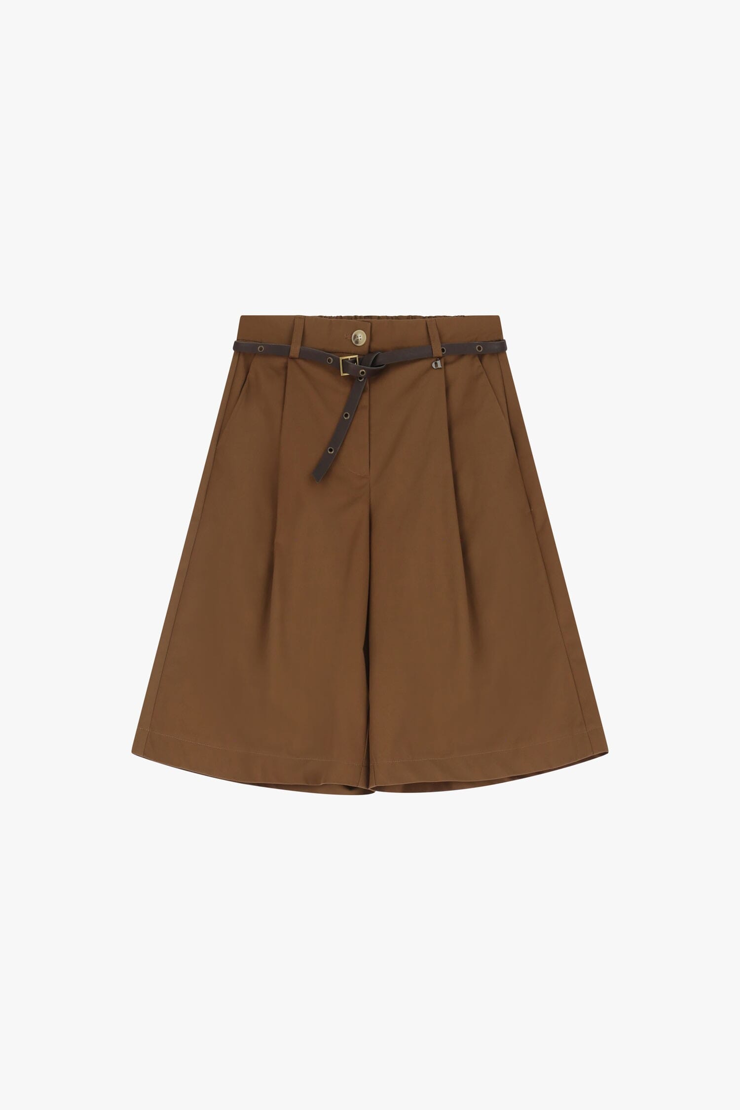 Shorts Con Cintura E Pieghe Dixie