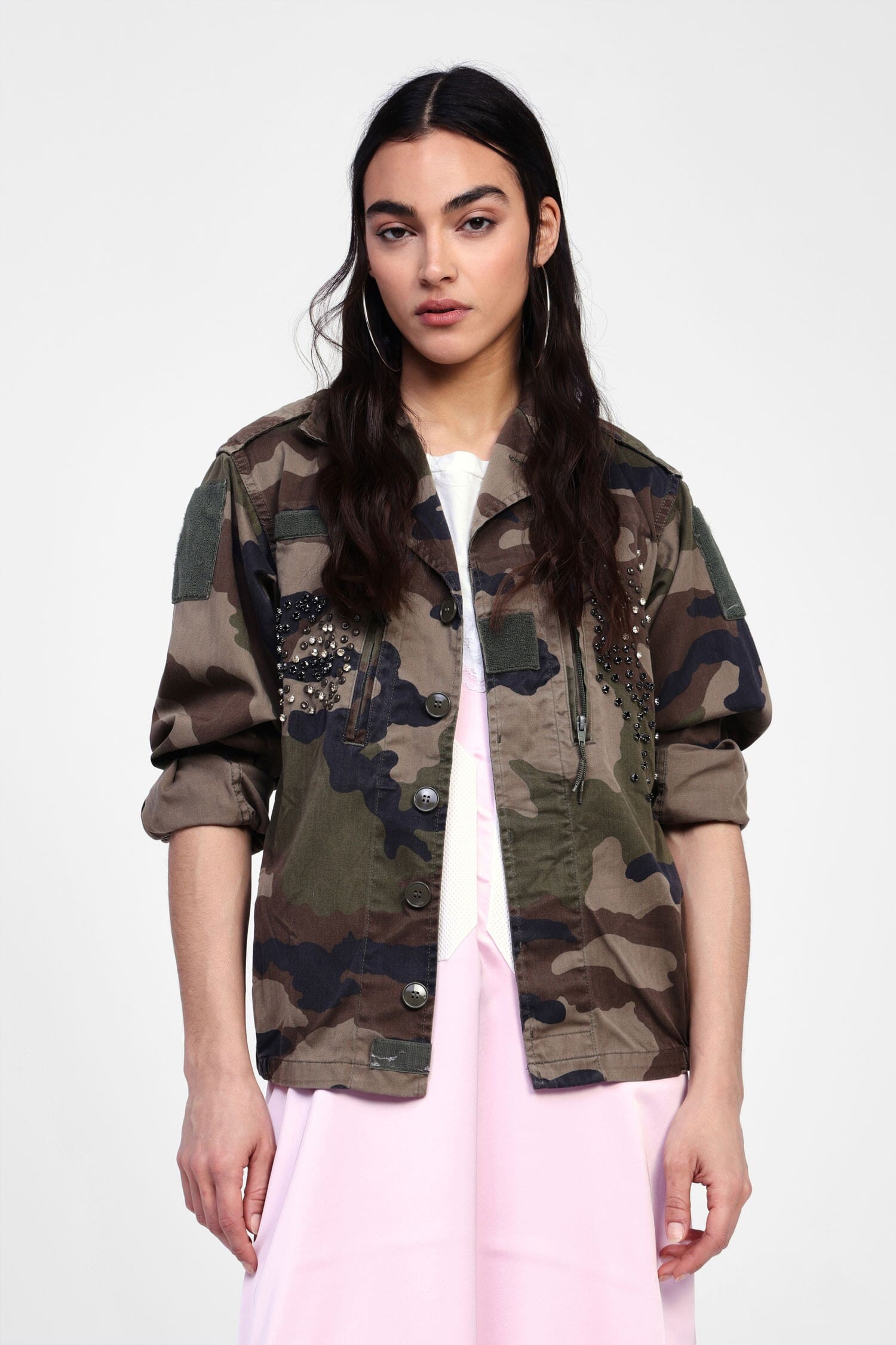 Giacca Camicia Con Dettagli Decorativi Dixie