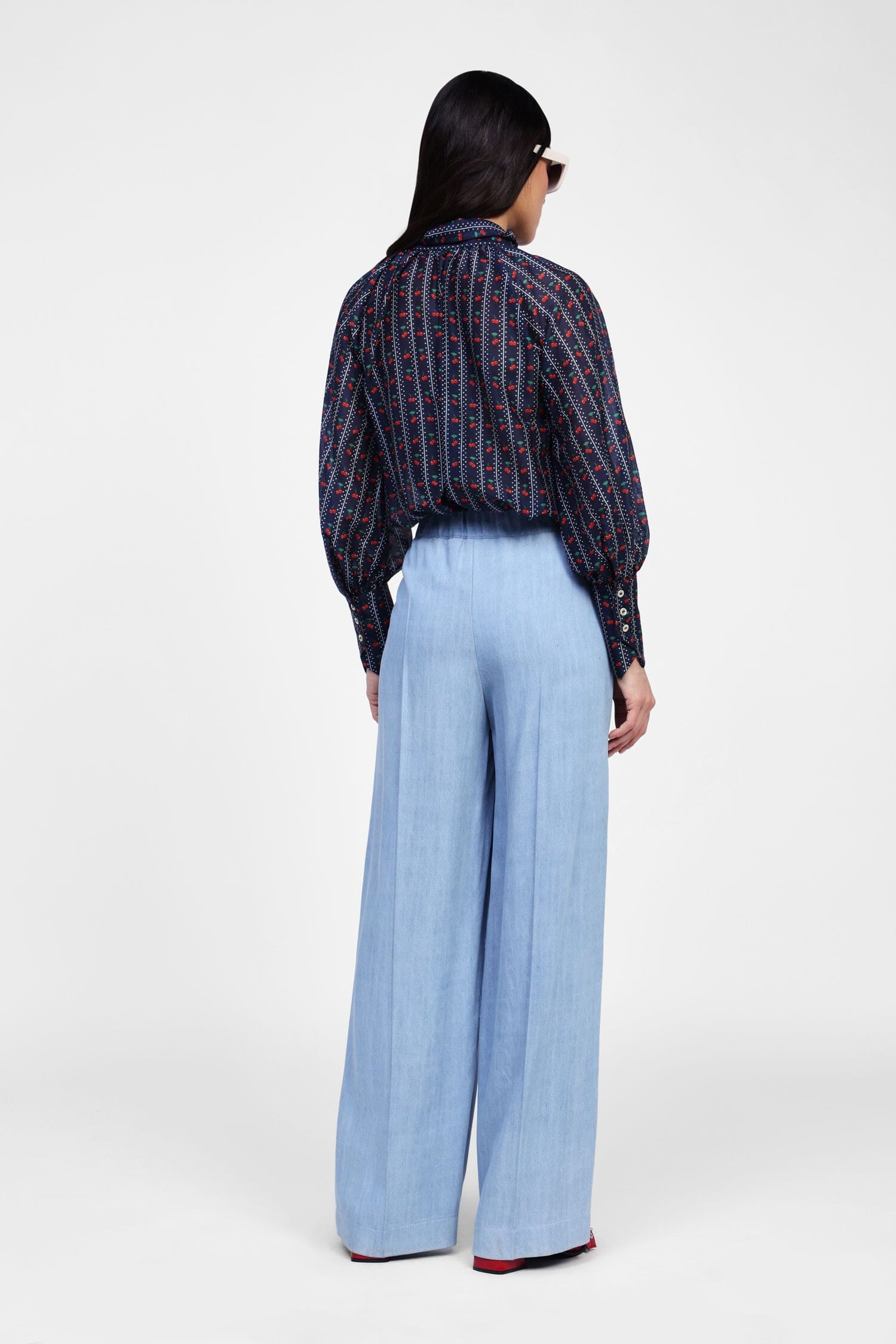 Pantaloni Palazzo A Gamba Ampia Dixie