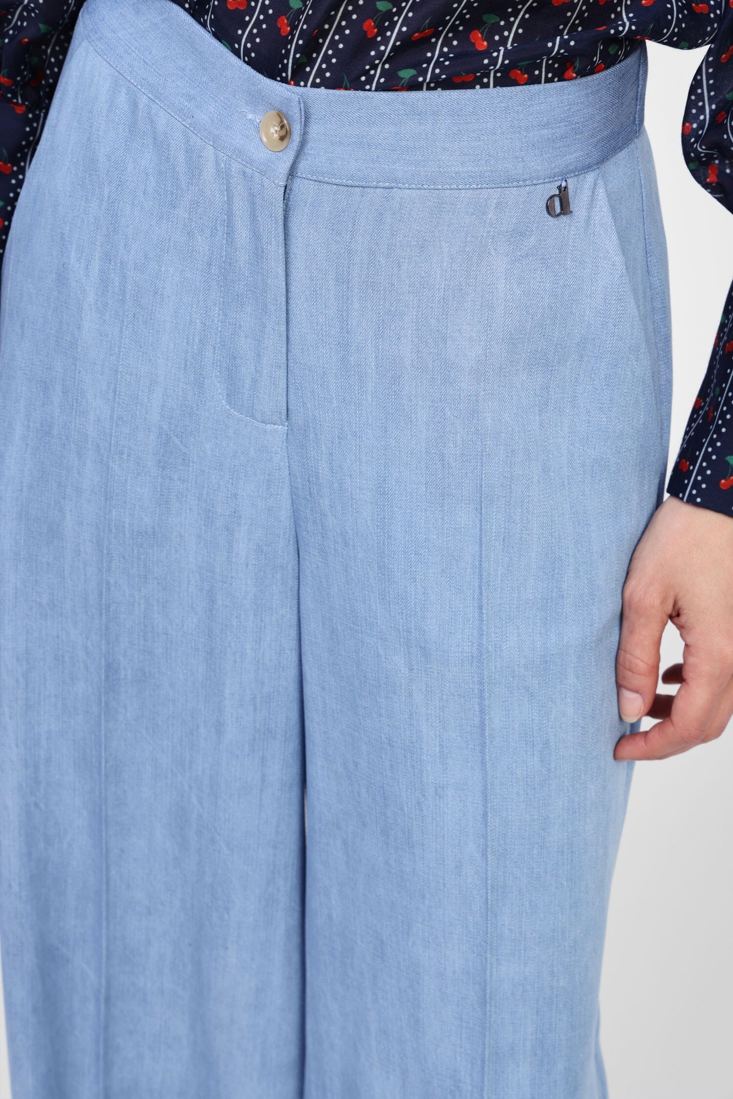 Pantaloni Palazzo A Gamba Ampia Dixie