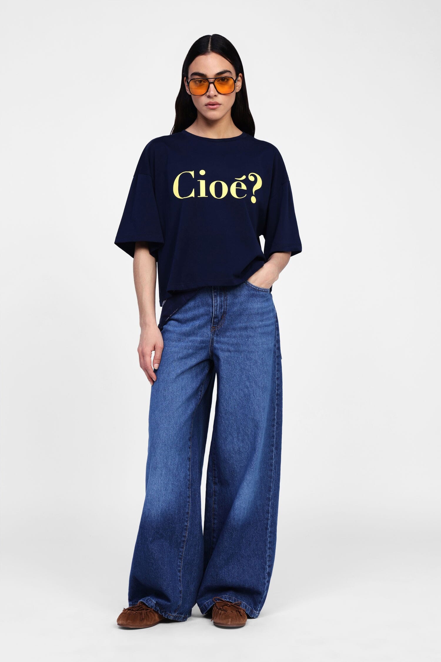 Jeans A Zampa Con Bandana Dixie