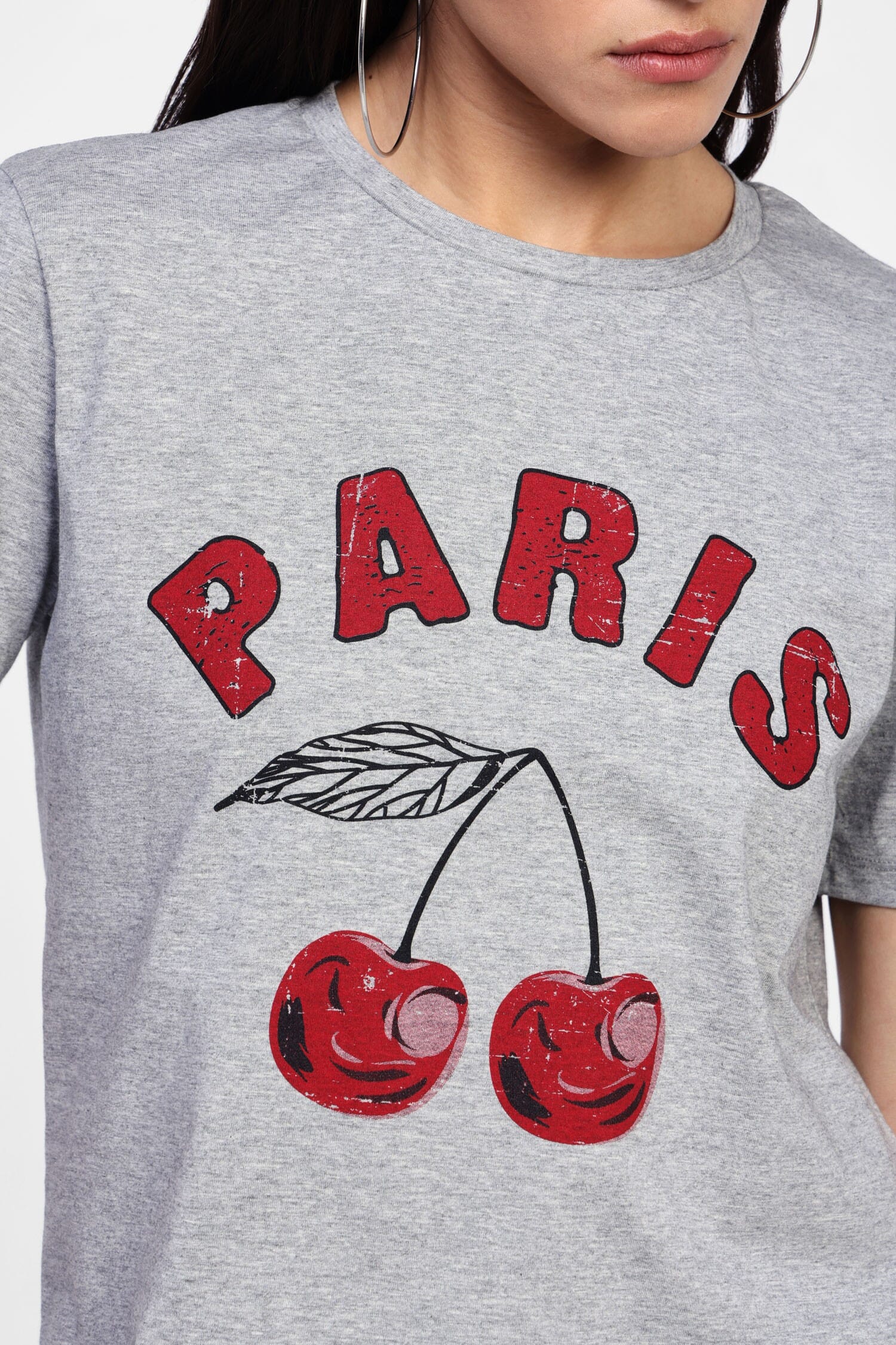 T-Shirt Grafica Con Scritta E Frutta Dixie