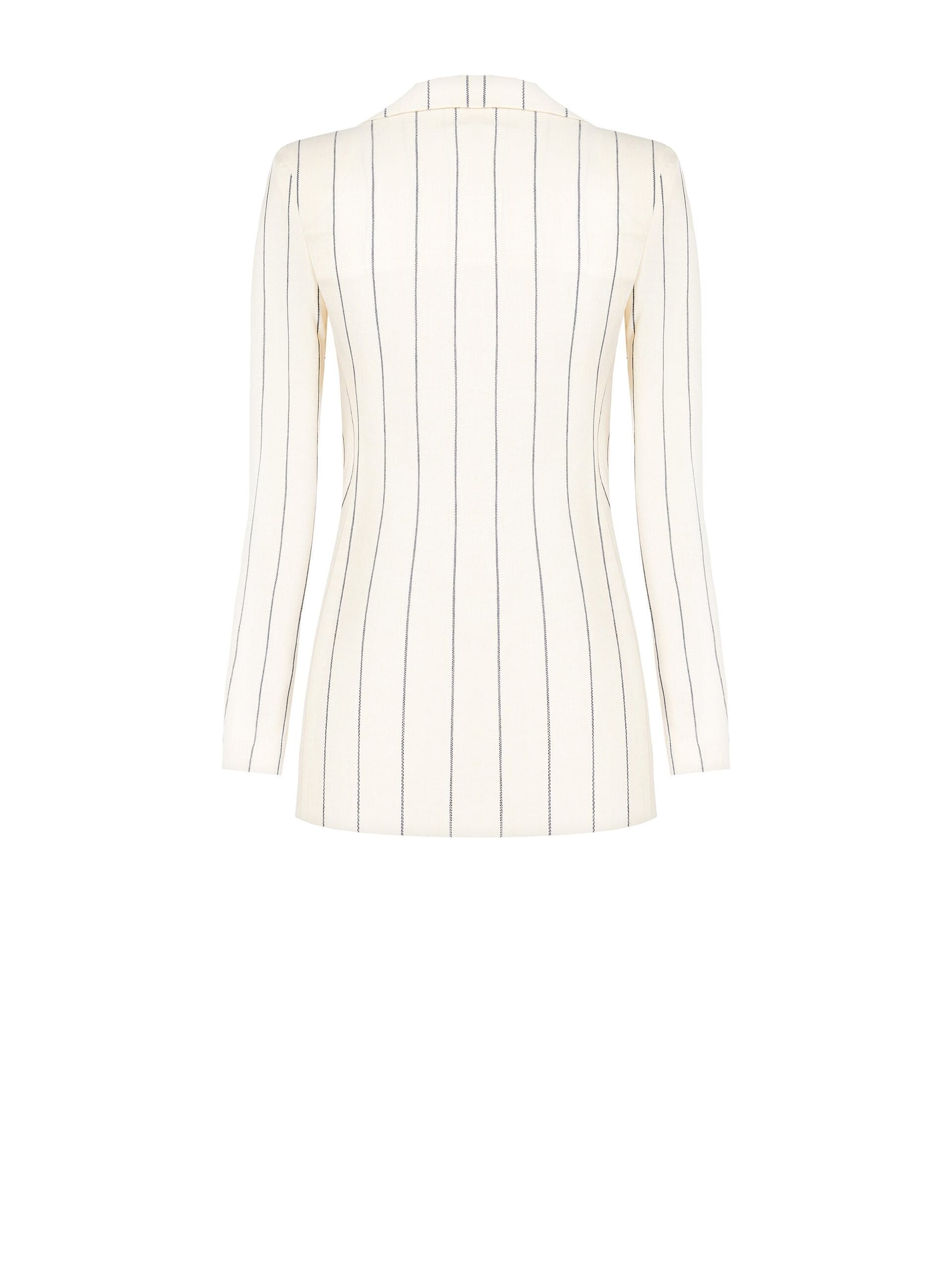 Veste blazer en tissu à rayures Rinascimento