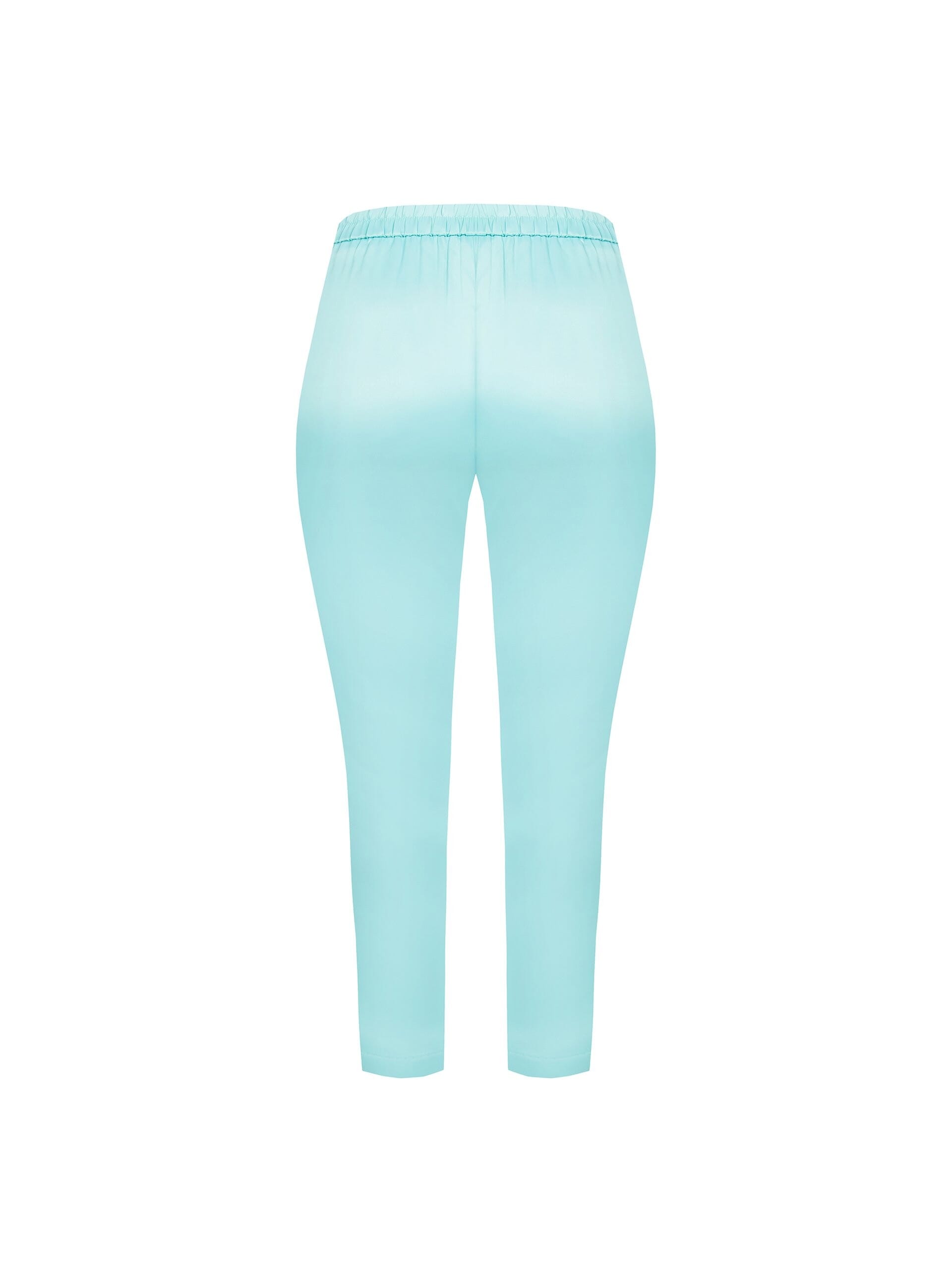 Pantaloni Skinny In Raso Con Elastico Dietro Rinascimento Curvy