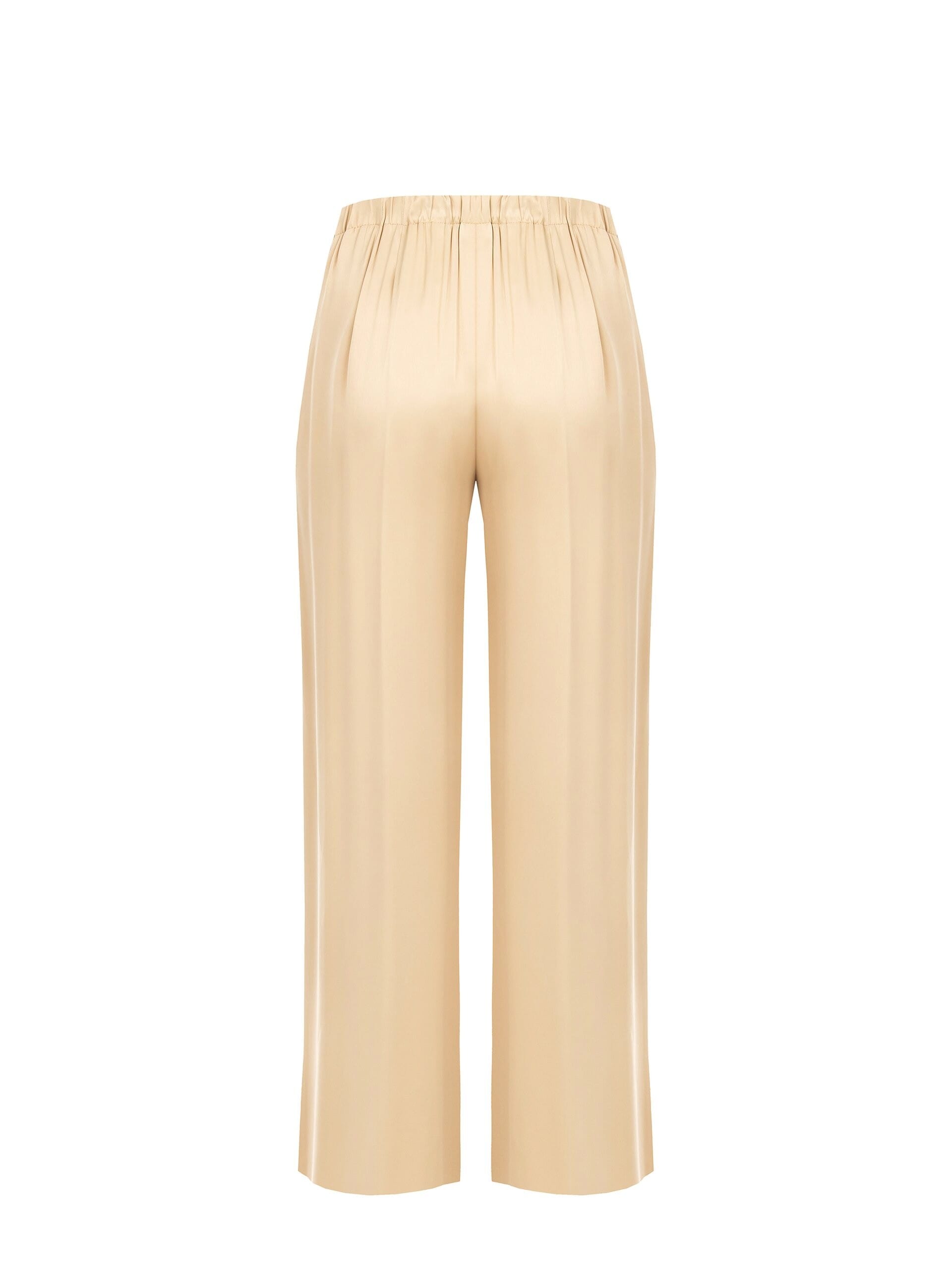 Pantaloni Palazzo In Raso Con Elastico Dietro Rinascimento Curvy