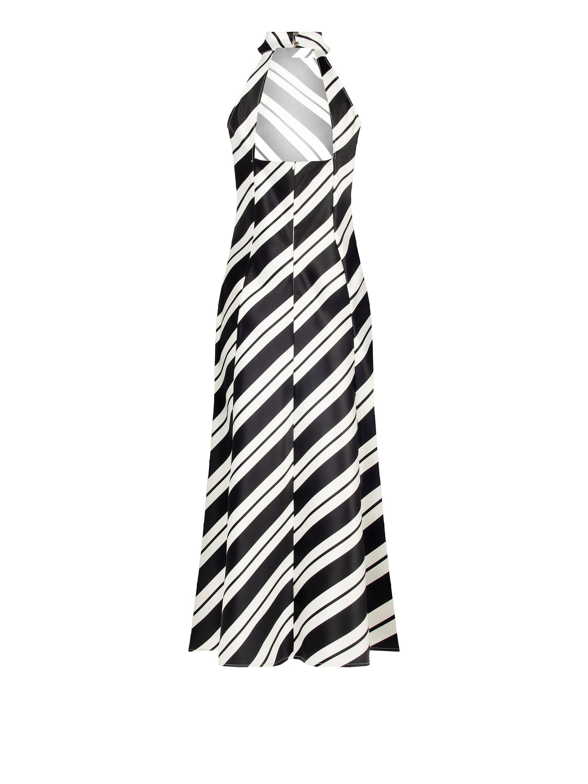 Abito Lungo A Triangolo In Raso Con Spacco Sul Lato Rinascimento