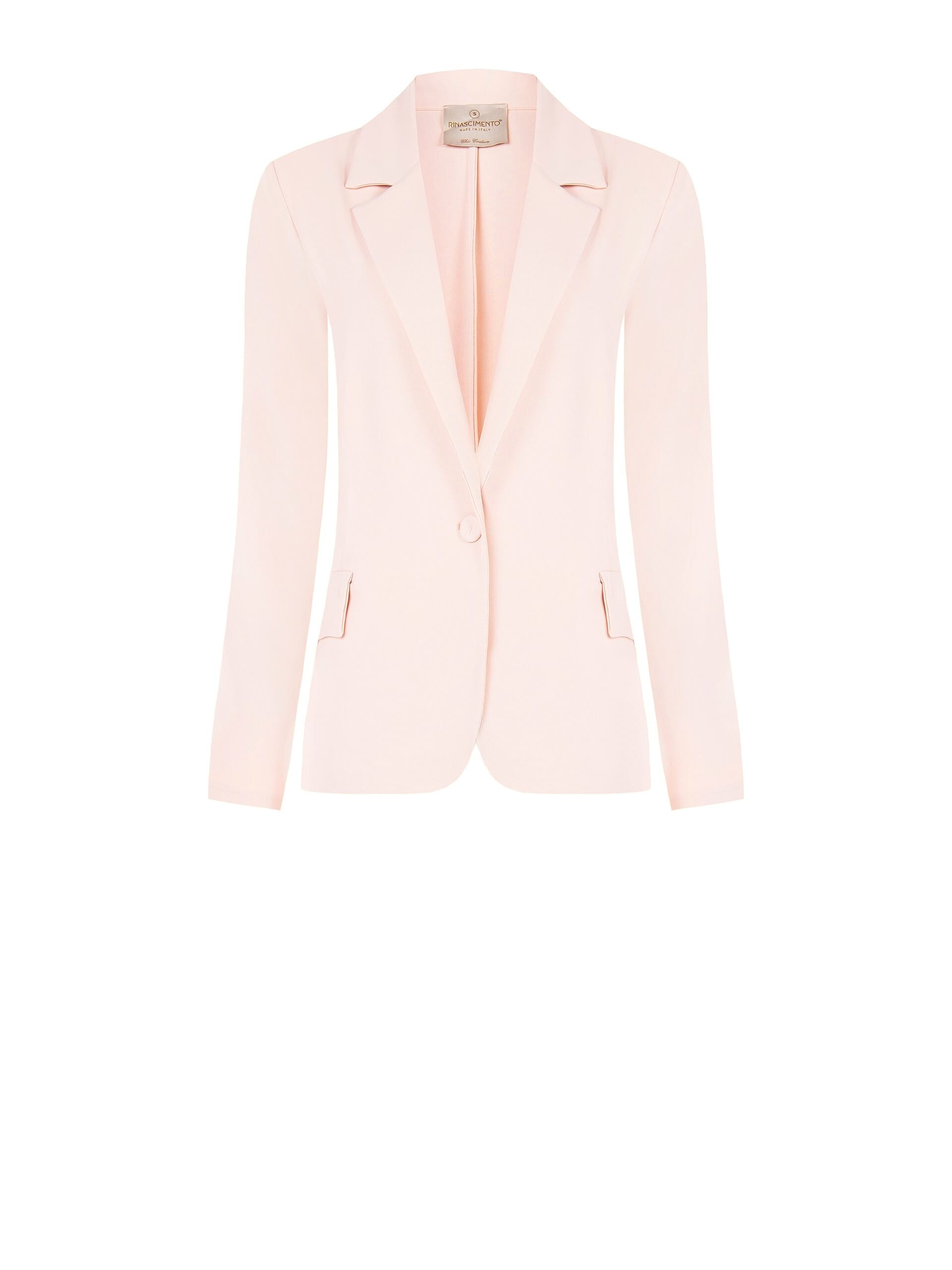 Giacca Blazer Sfiancata In Tessuto Fluido Rinascimento