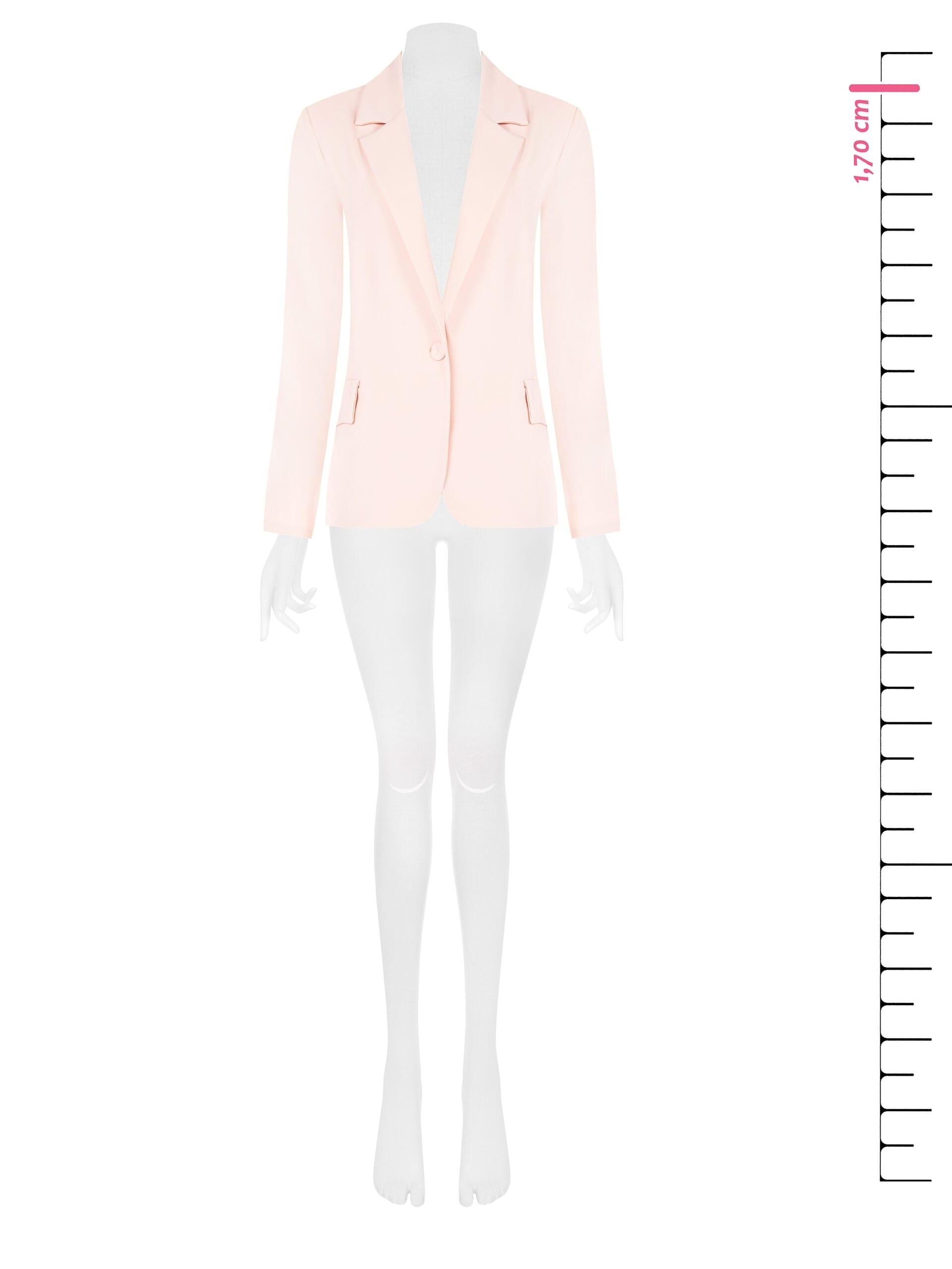 Giacca Blazer Sfiancata In Tessuto Fluido Rinascimento