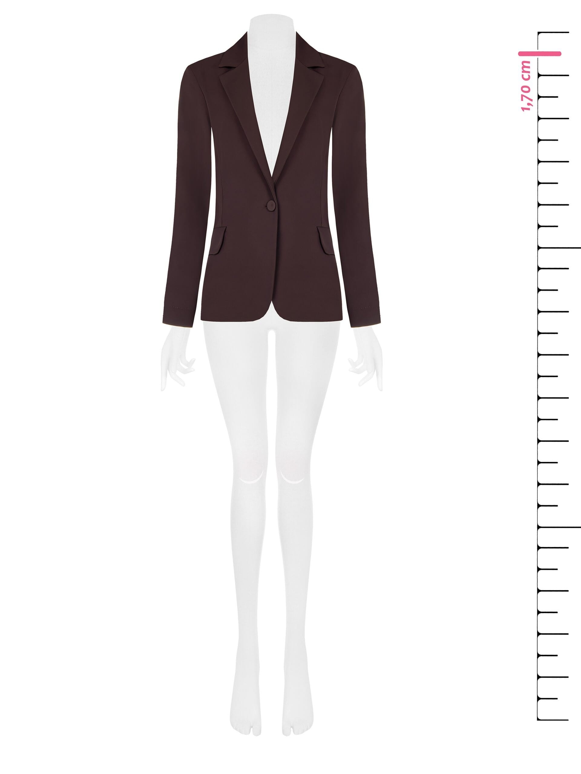 Giacca Blazer Sfiancata In Tessuto Fluido Rinascimento