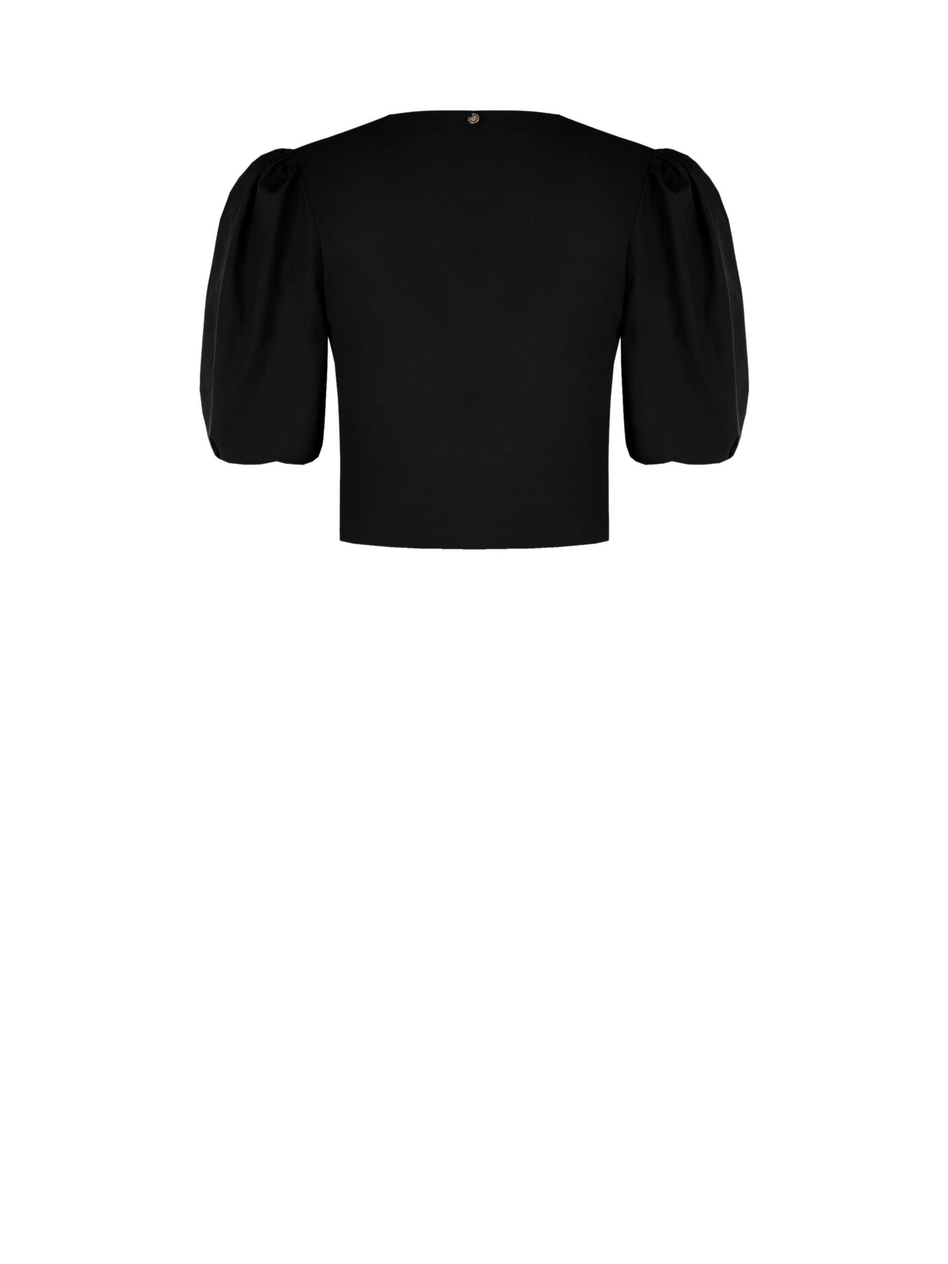 Giacca Corta In Tessuto Elasticizzato Con Maxi Bottoni Rinascimento