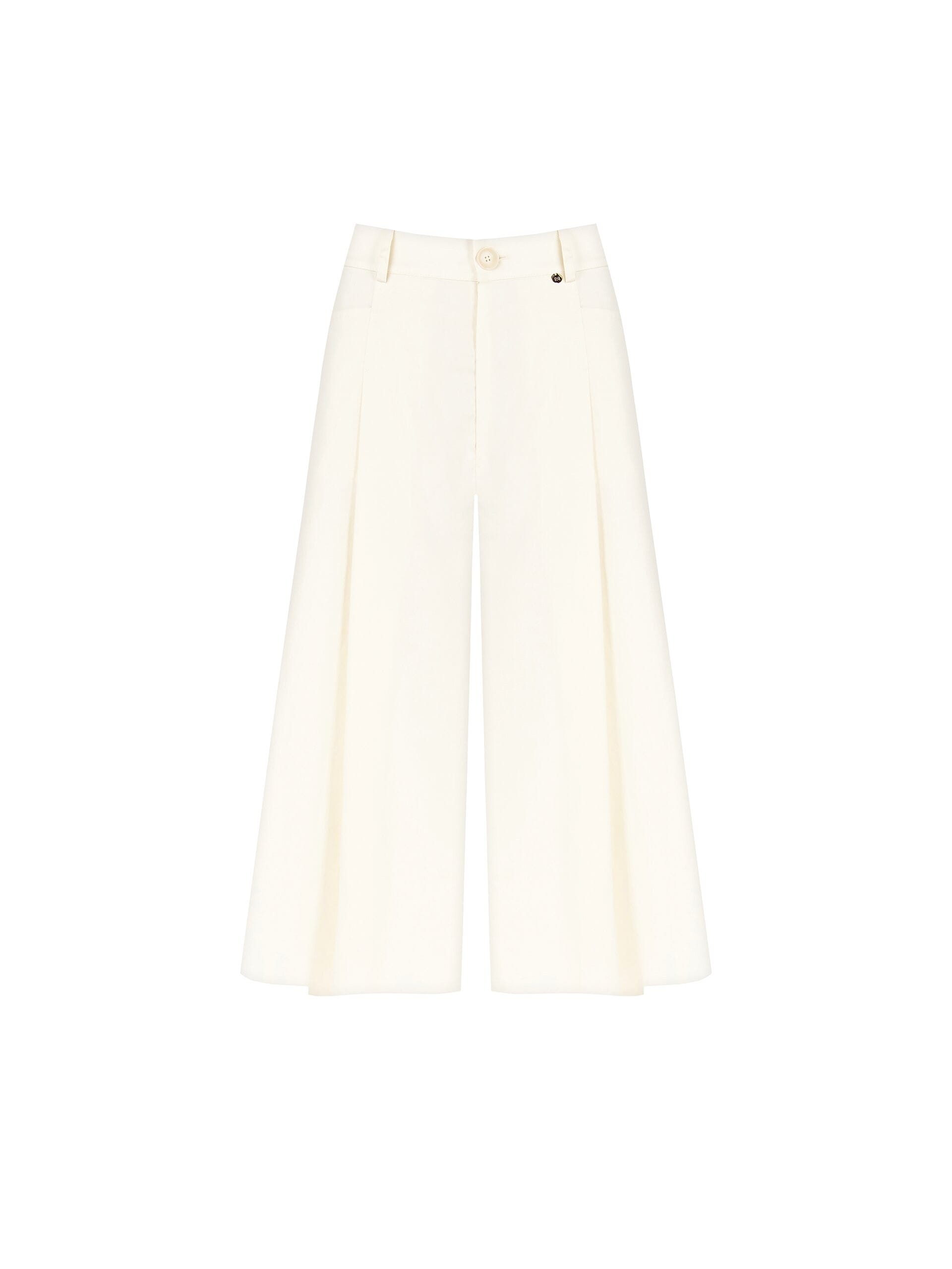 Jupe plissée en coton à dos élastique Rinascimento