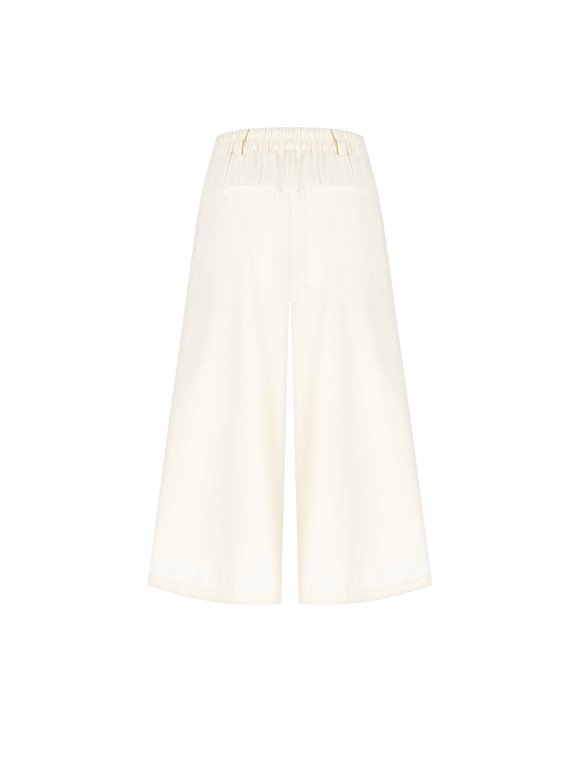 Jupe plissée en coton à dos élastique Rinascimento