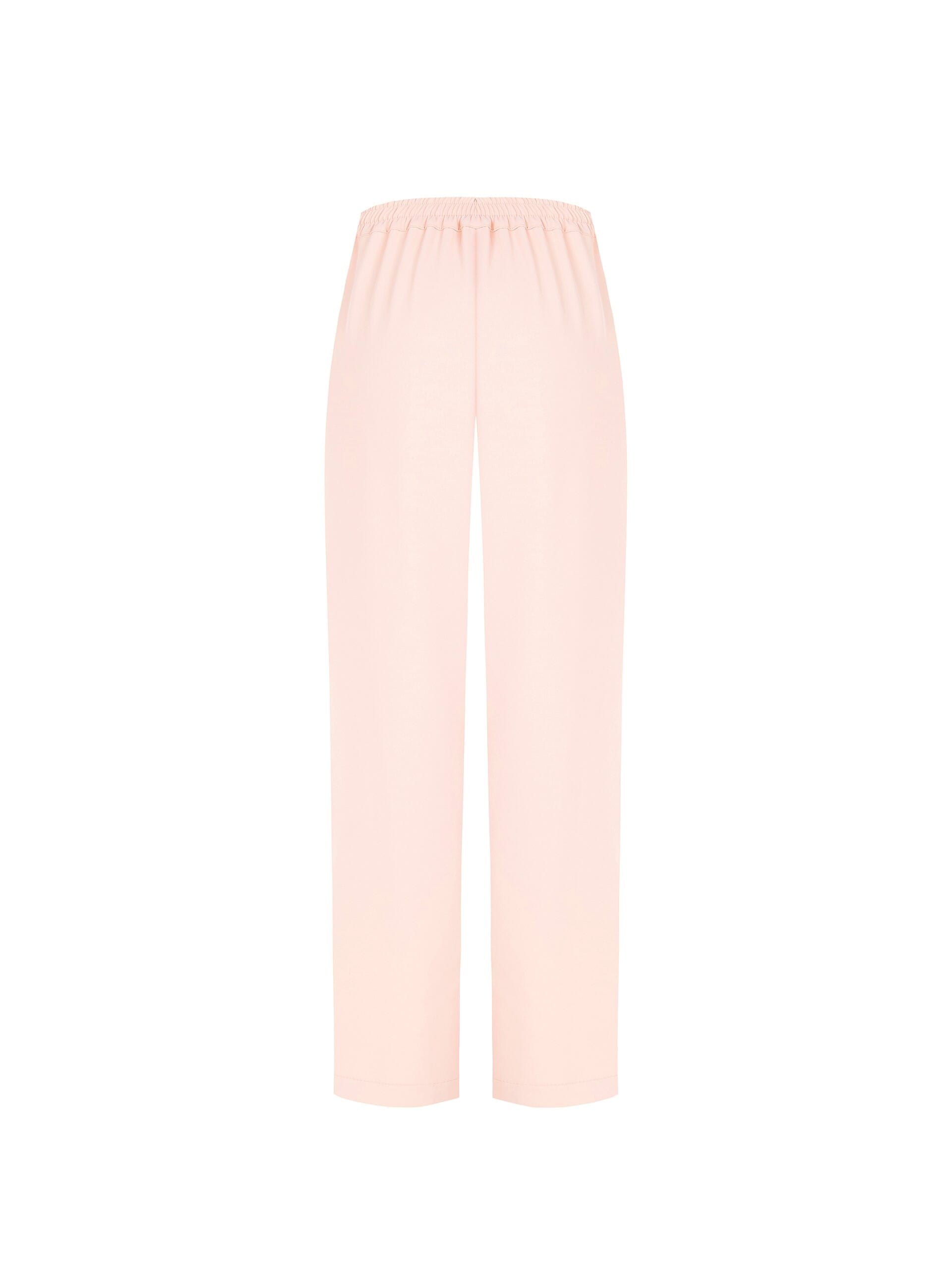 Pantaloni Larghi In Tessuto Fluido Con Tasche Ed Elastico Dietro Rinascimento