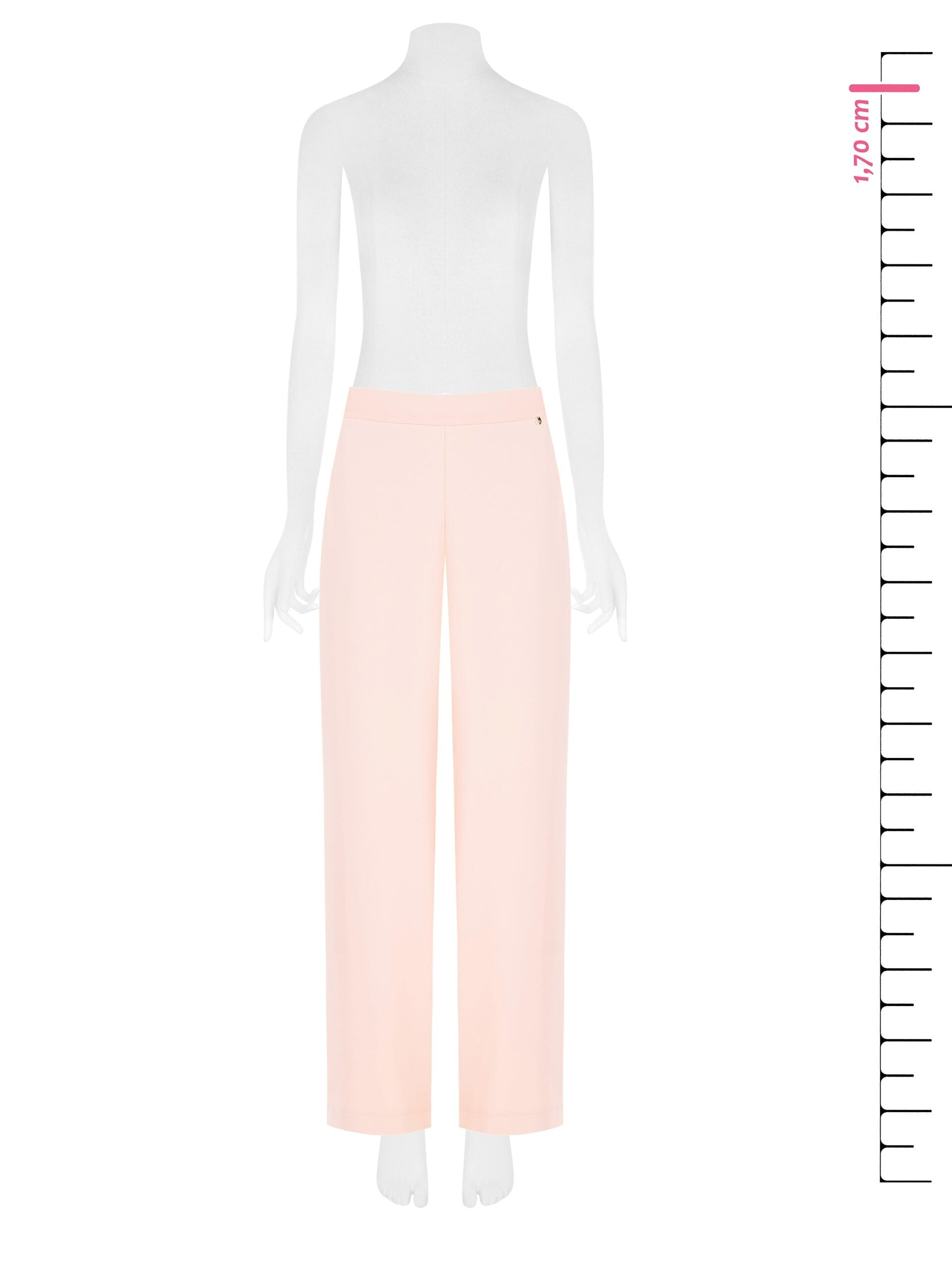 Pantaloni Larghi In Tessuto Fluido Con Tasche Ed Elastico Dietro Rinascimento