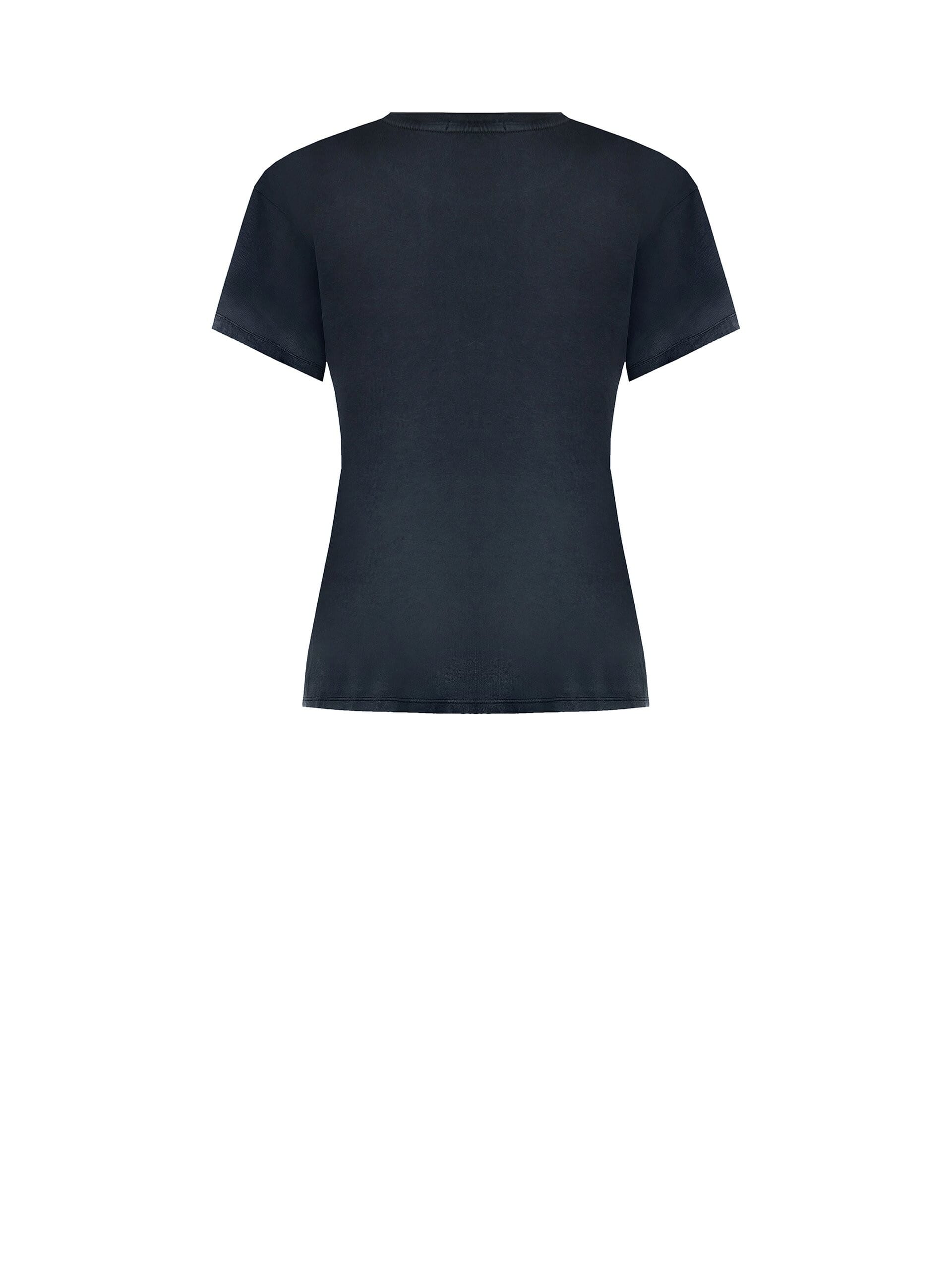 T-Shirt Regular In Cotone Con Stampa Stile Baseball Vintage Rinascimento