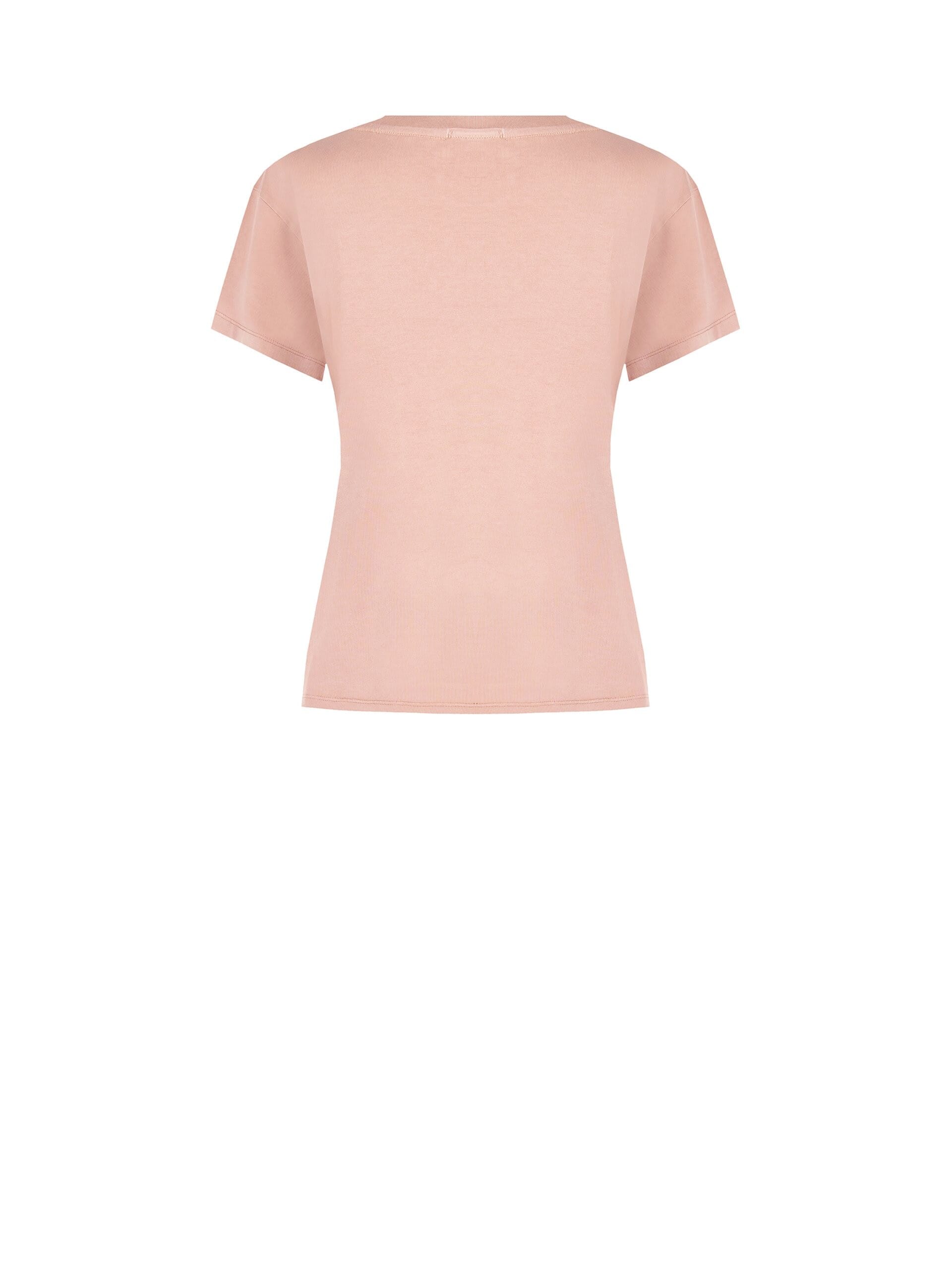 T-Shirt Regular In Cotone Con Stampa Vintage Rinascimento