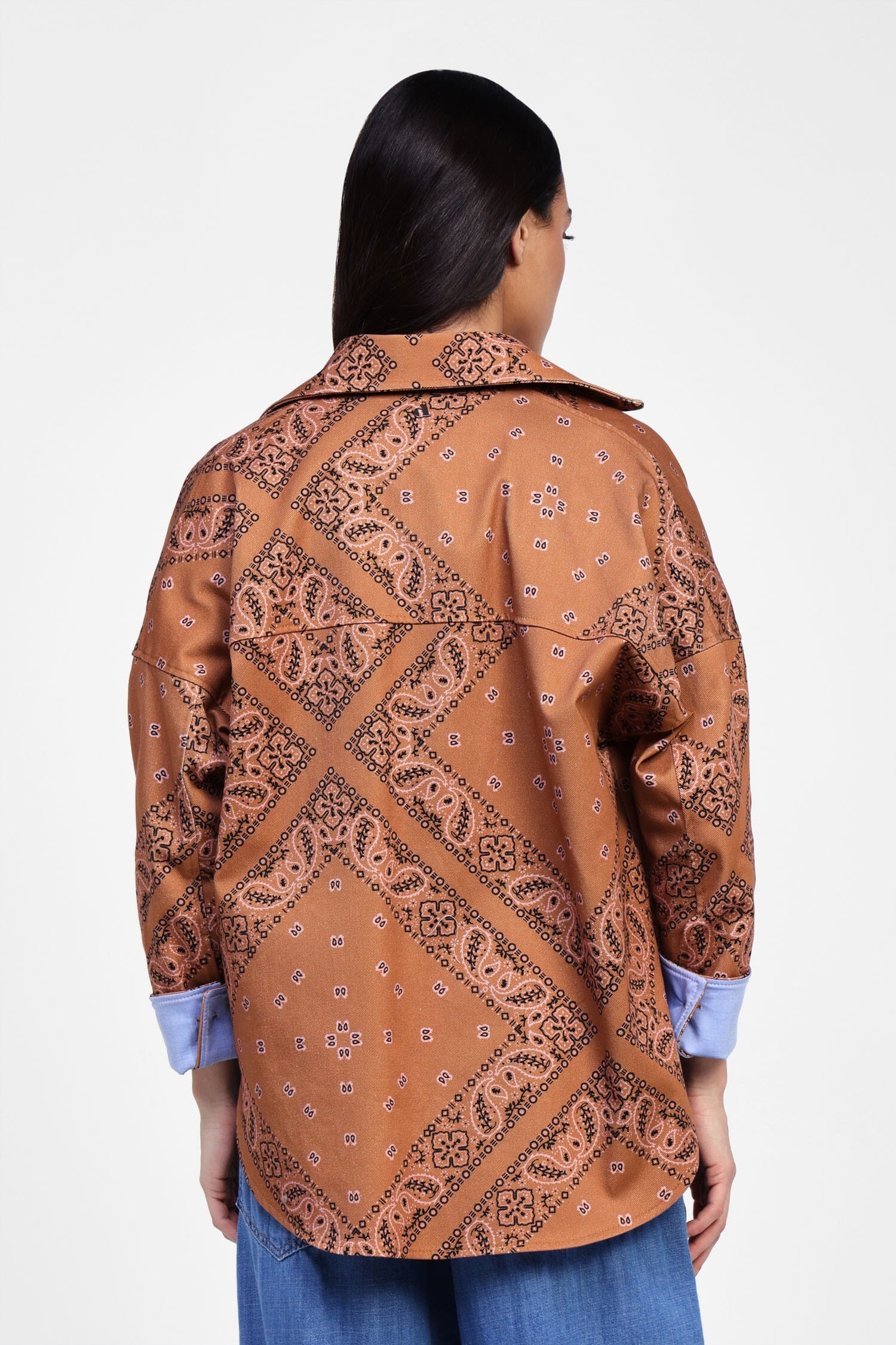 Blazer Con Motivo Geometrico E Collo Classico Dixie