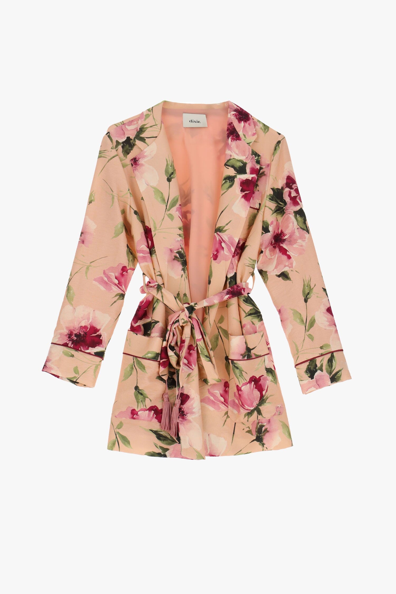Blazer floral avec ceinture réglable Dixie