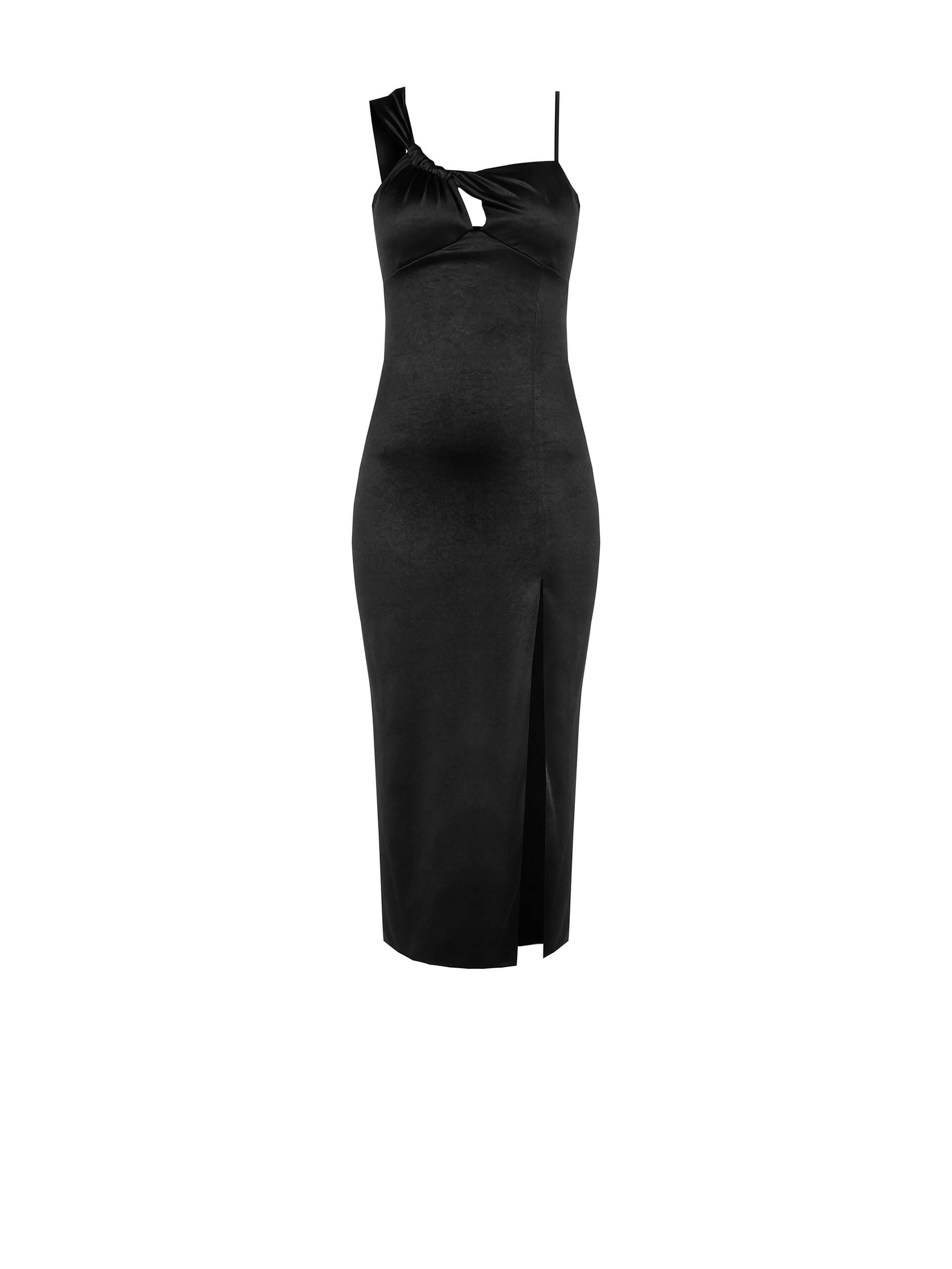 Abito A Tubino In Maglia Lucida Con Cut-Out Sul Décolleté Rinascimento