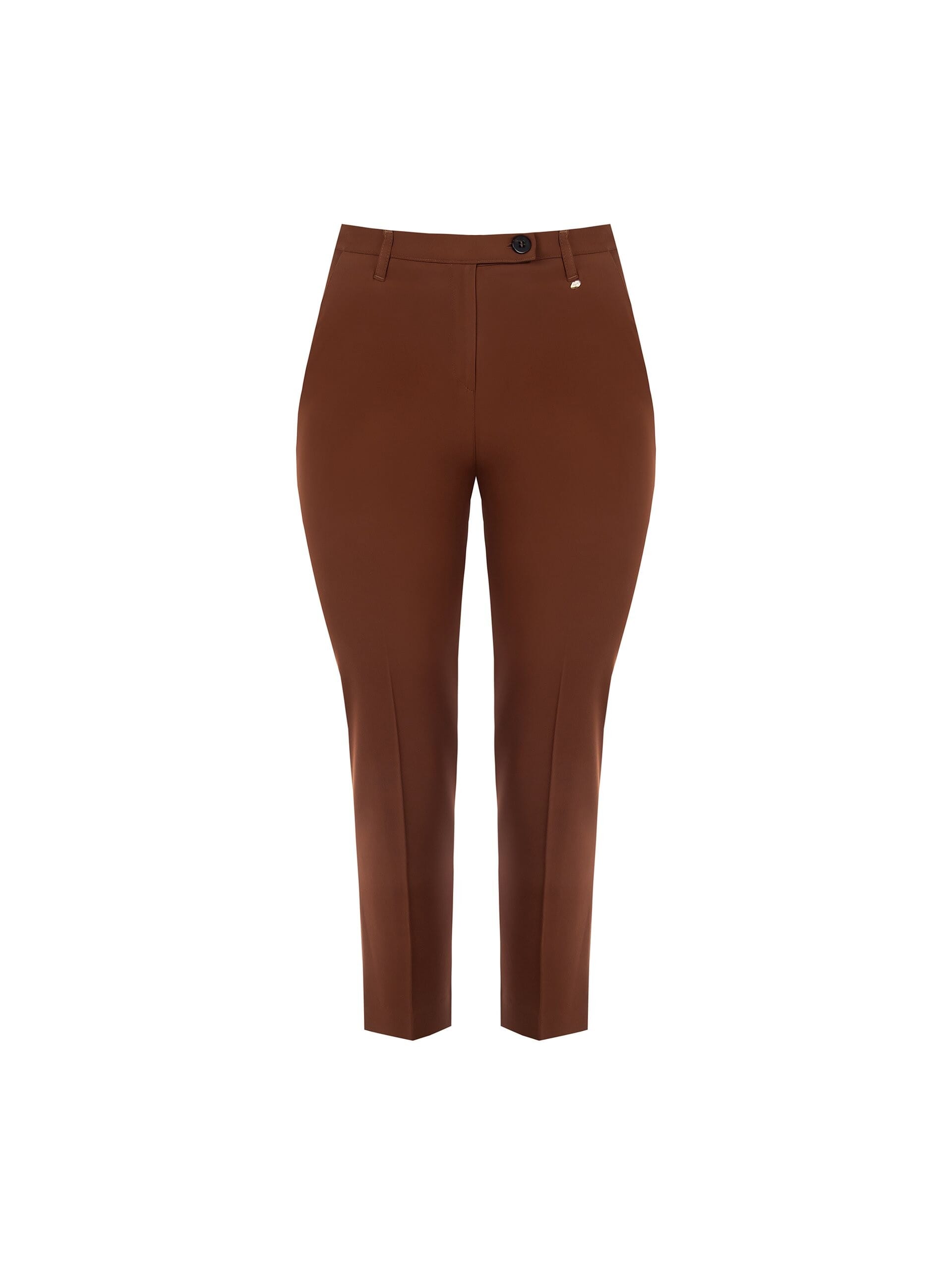 Pantalon Carrot en tissu fluide avec élastique Rinascimento Curvy