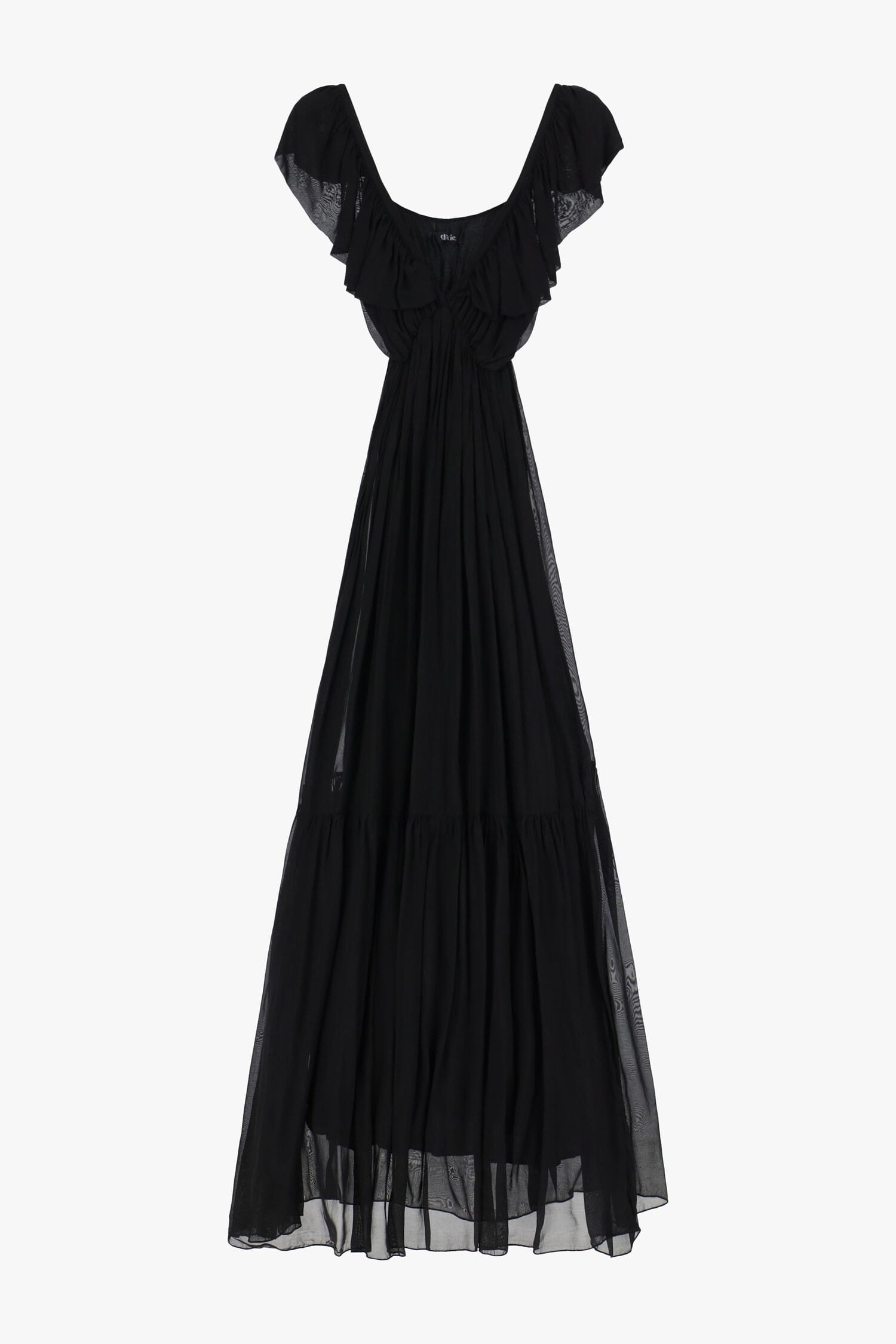Abito Lungo Con Dettagli Arricciati Dixie