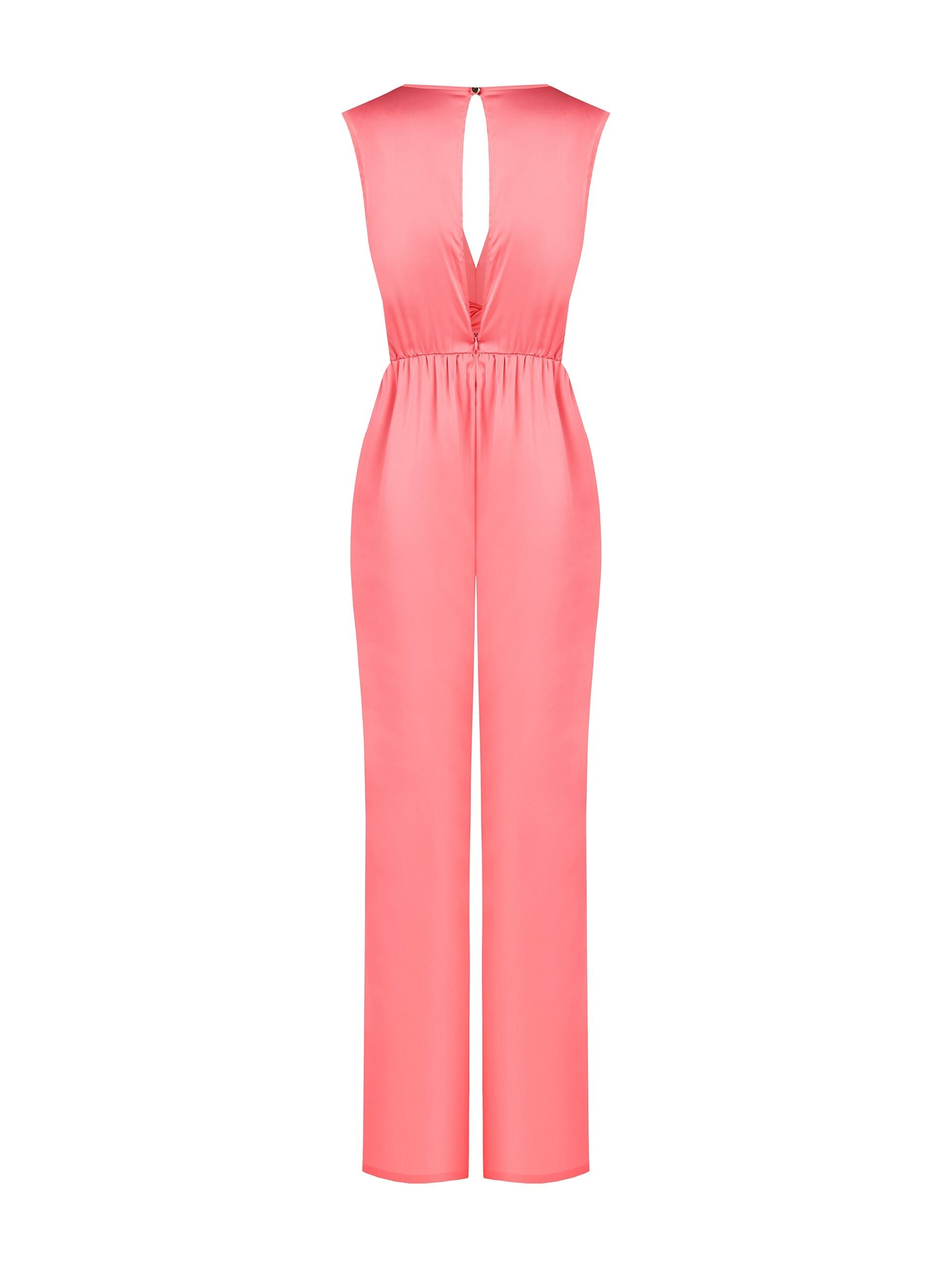 Tuta Intera Palazzo In Raso Con Scollo A V Profondo Rinascimento