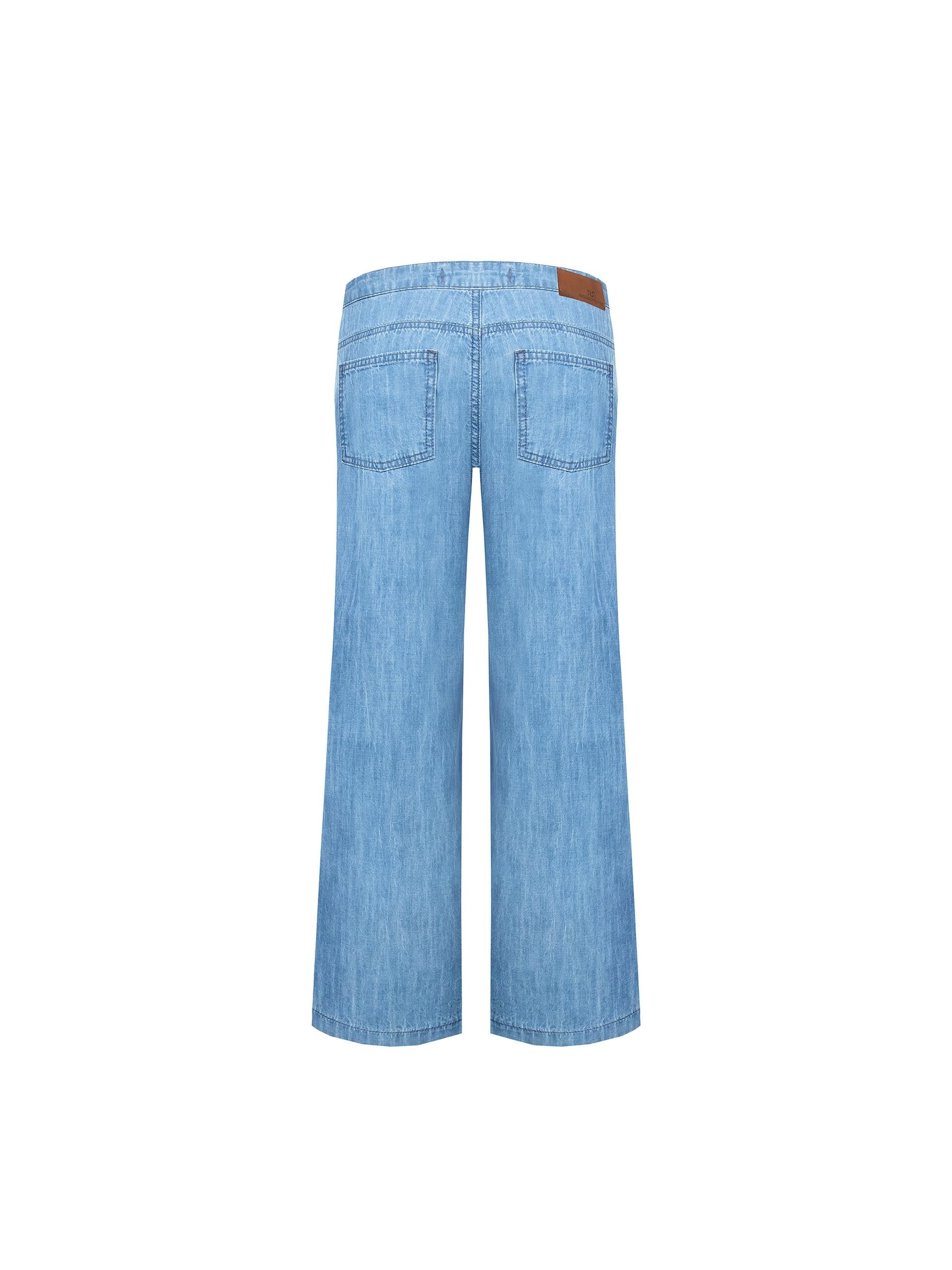 Palazzo Jeans With Hips Buttons Rinascimento