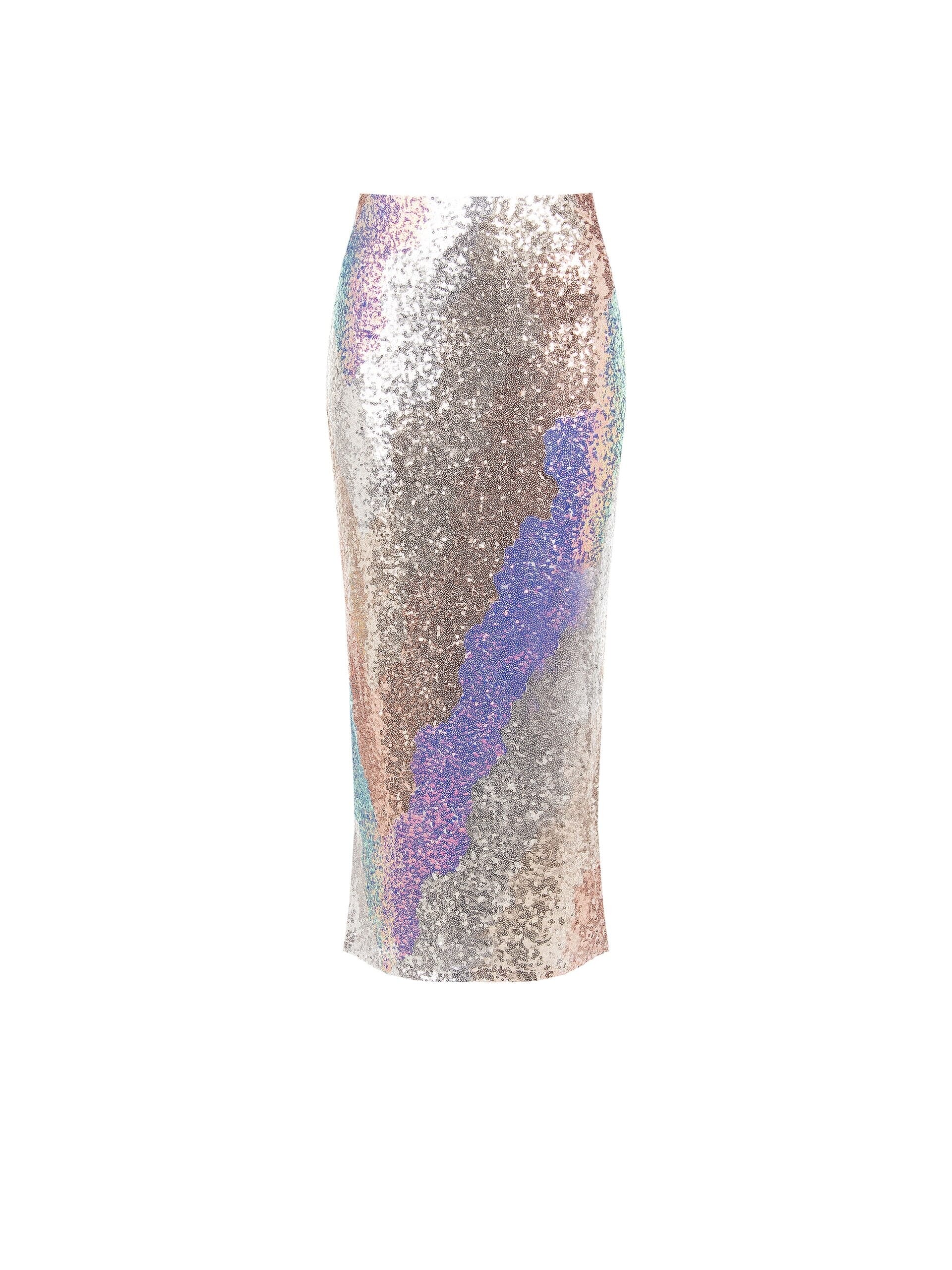 Gonna Lunga A Tubino Ricoperta Di Strass Rinascimento