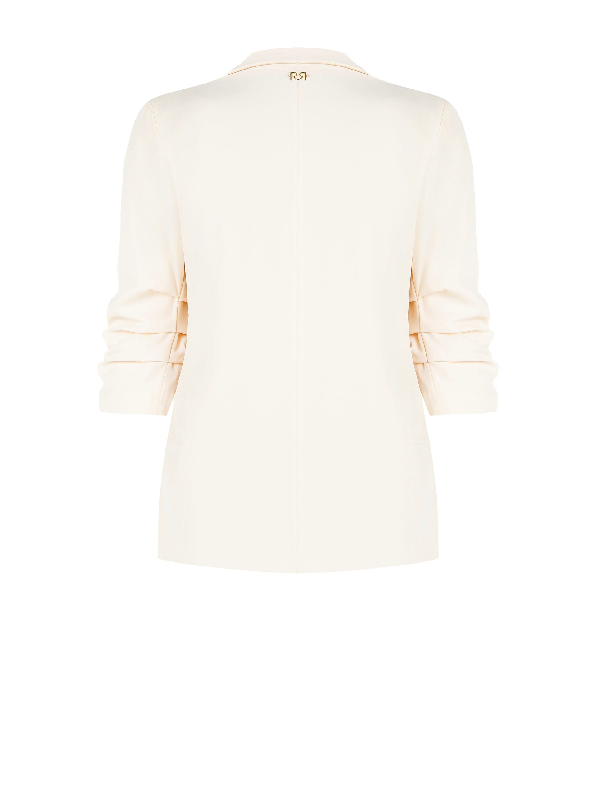 Giacca Coprispalle Crop In Tessuto Fluido Con Spilla Rinascimento Curvy