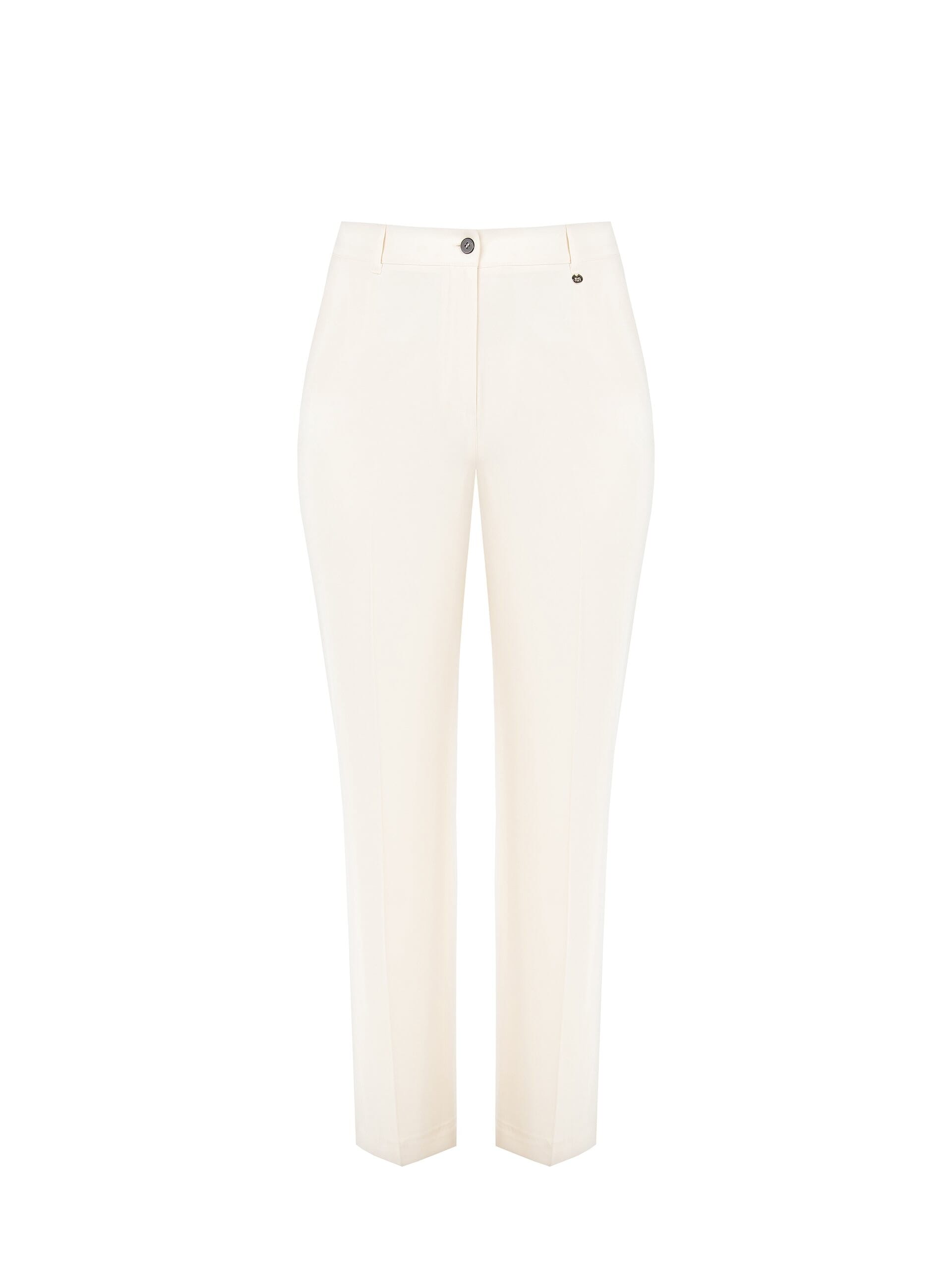 Fluid Fabric Palazzo Trousers With Elastic Back Rinascimento Curvy