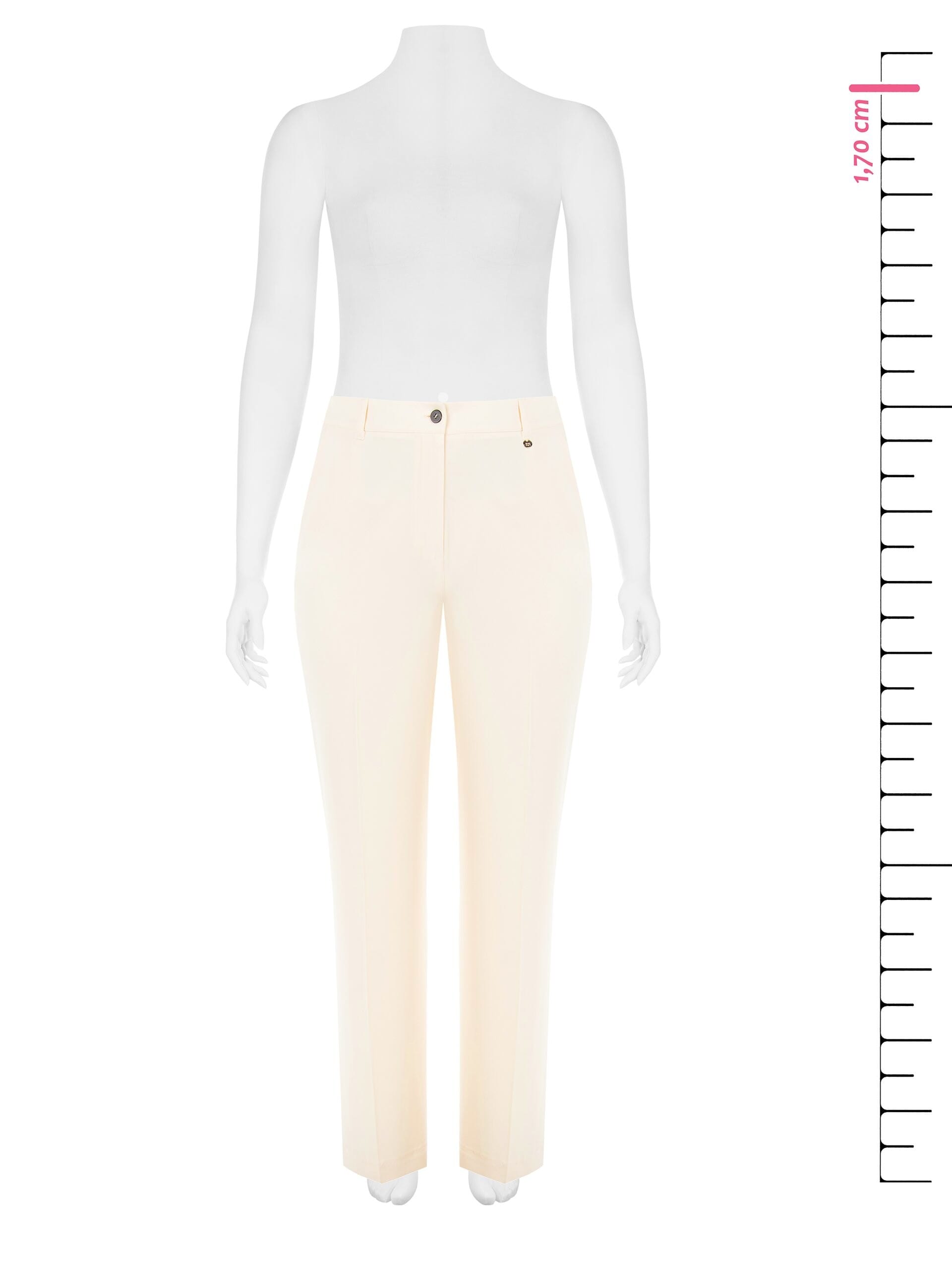 Fluid Fabric Palazzo Trousers With Elastic Back Rinascimento Curvy