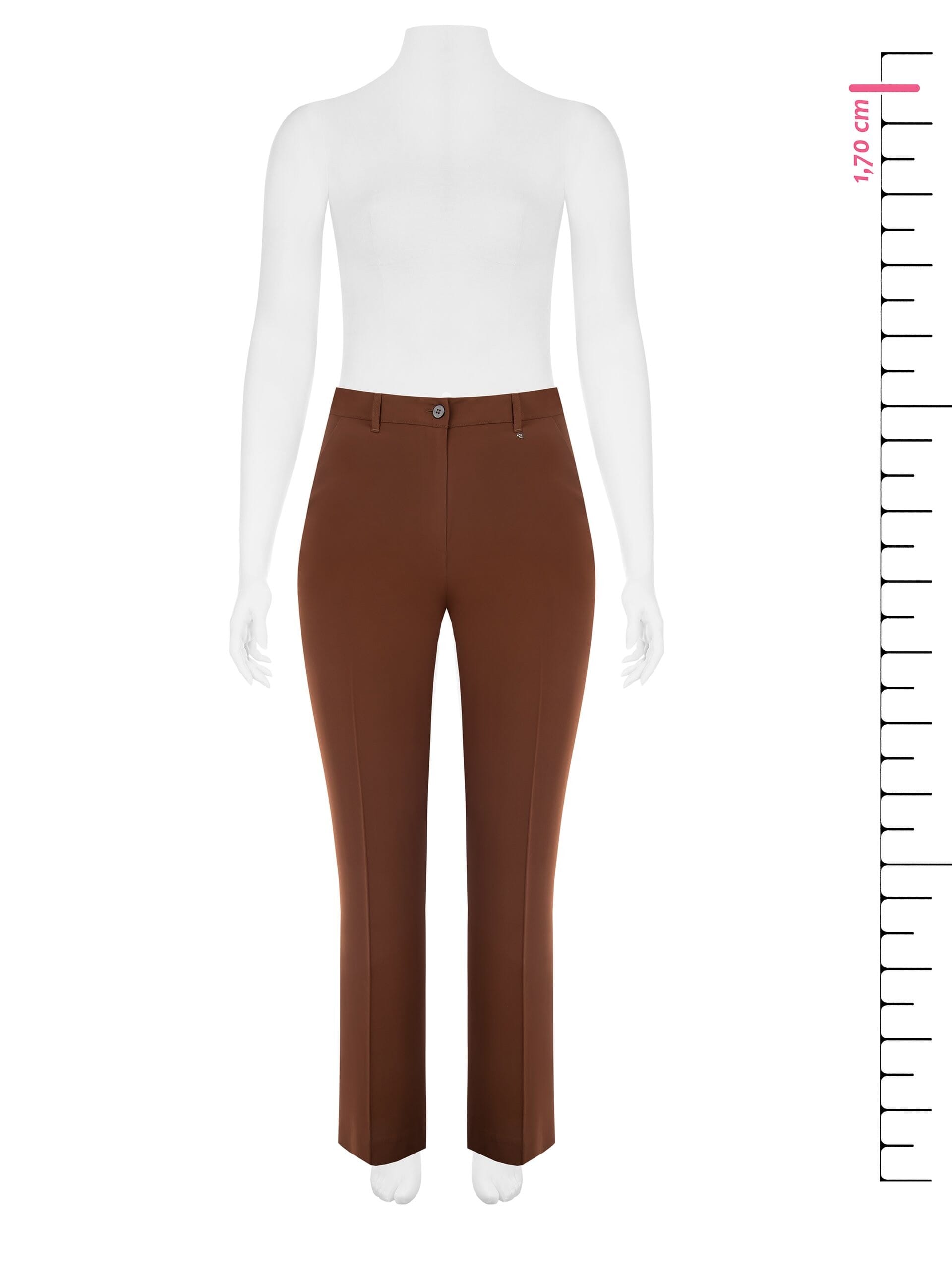 Fluid Fabric Palazzo Trousers With Elastic Back Rinascimento Curvy