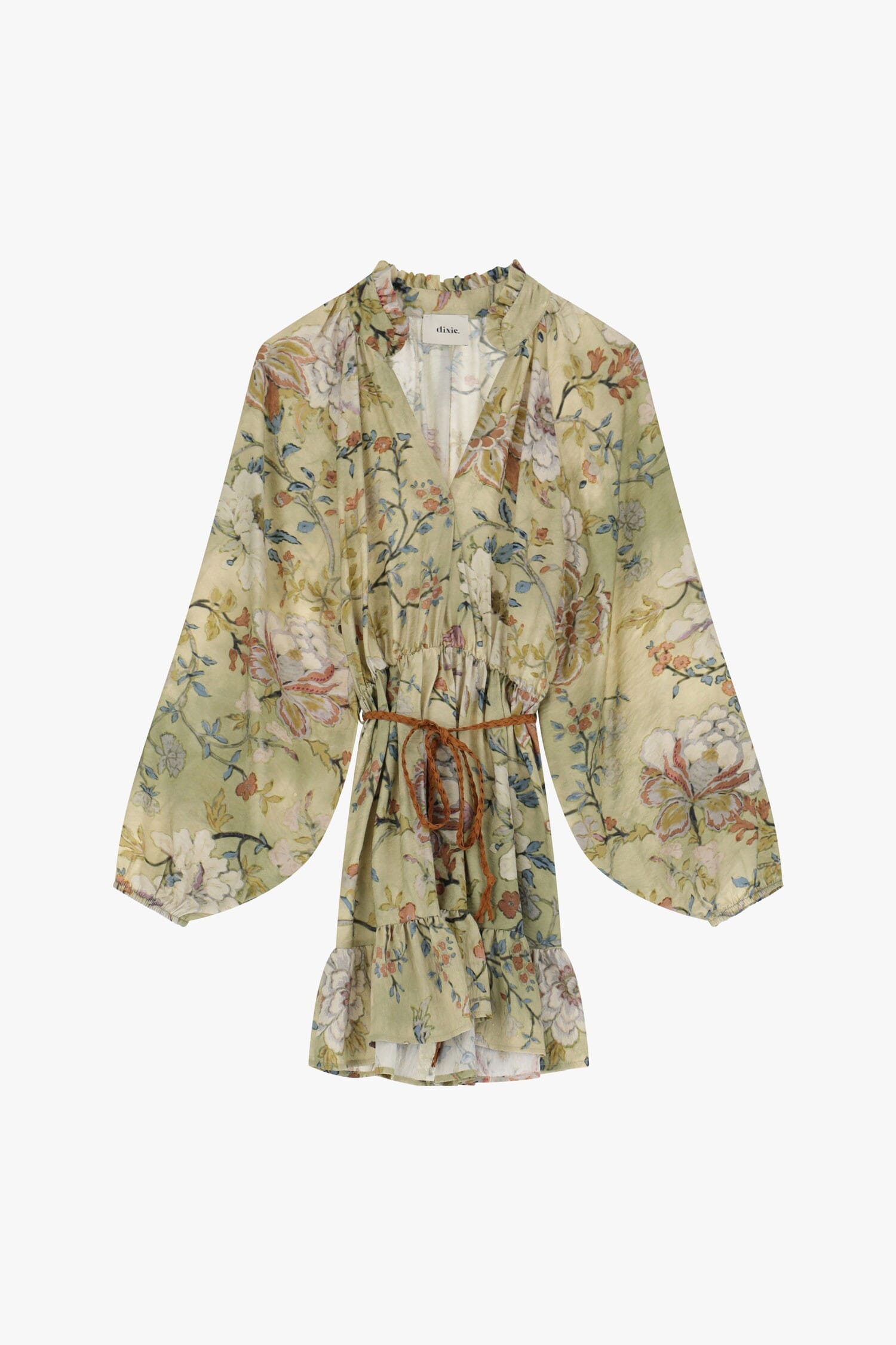 Robe courte avec imprimé et ceinture Dixie
