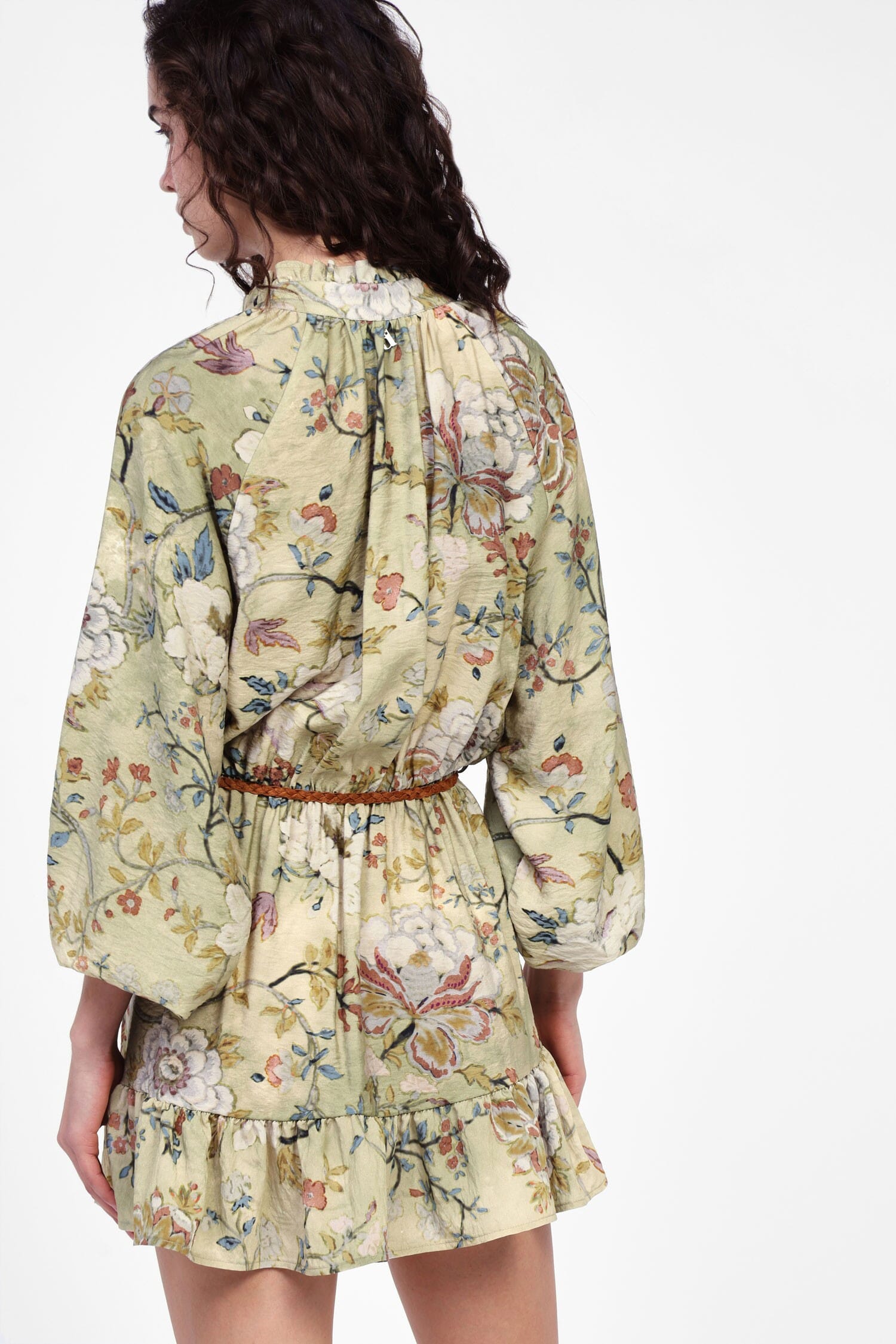 Robe courte avec imprimé et ceinture Dixie