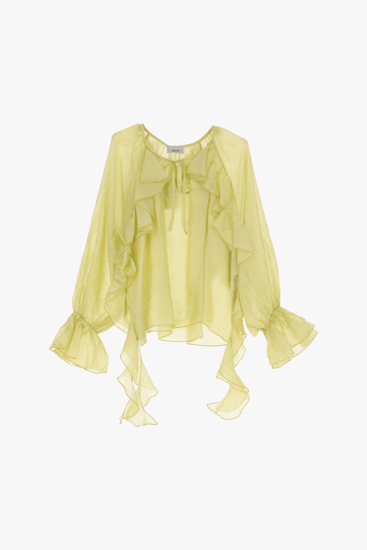 Shirt With Ruffles And Long Sleeves Dixie