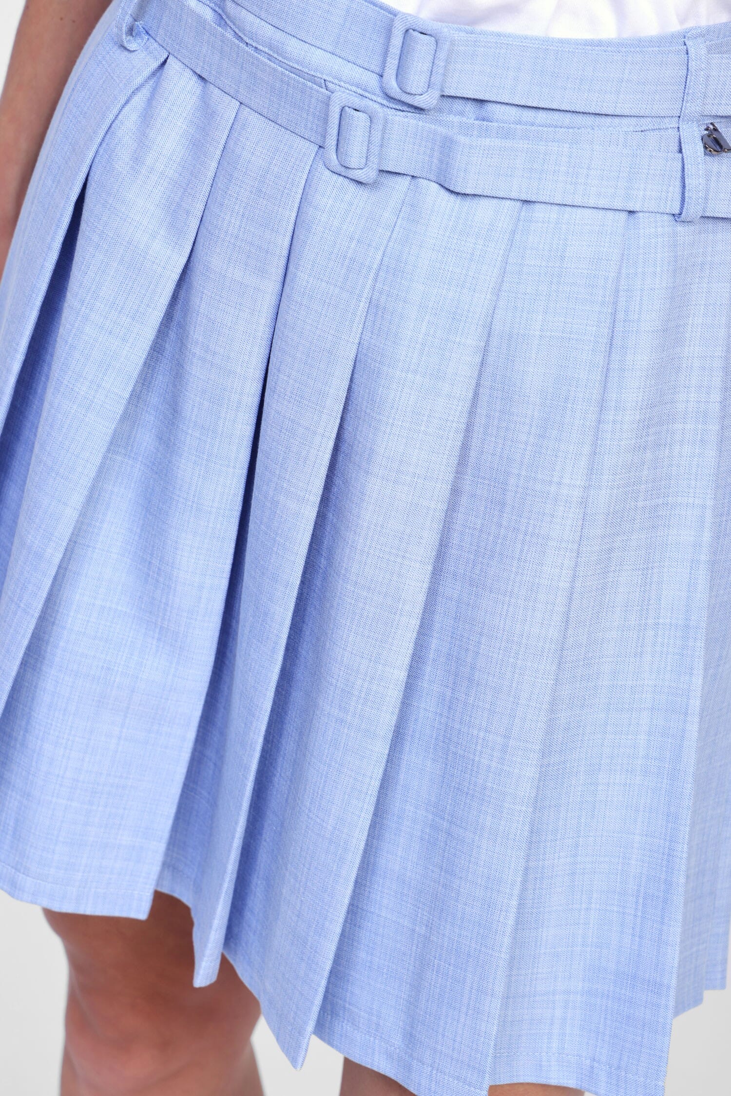 Dixie High Waist Pleated Short Skirt