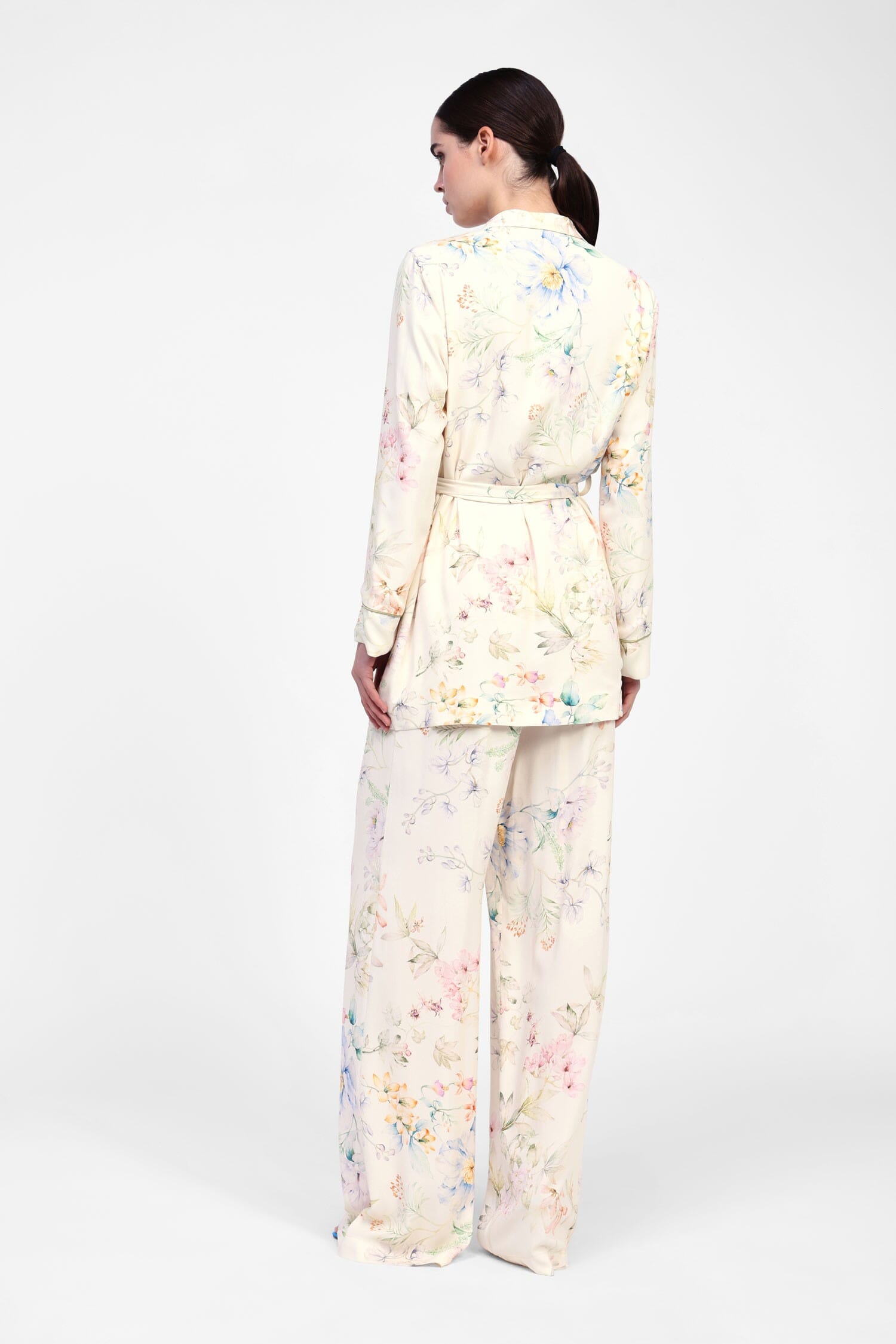 Pantaloni Ampi Con Stampa Floreale Dixie