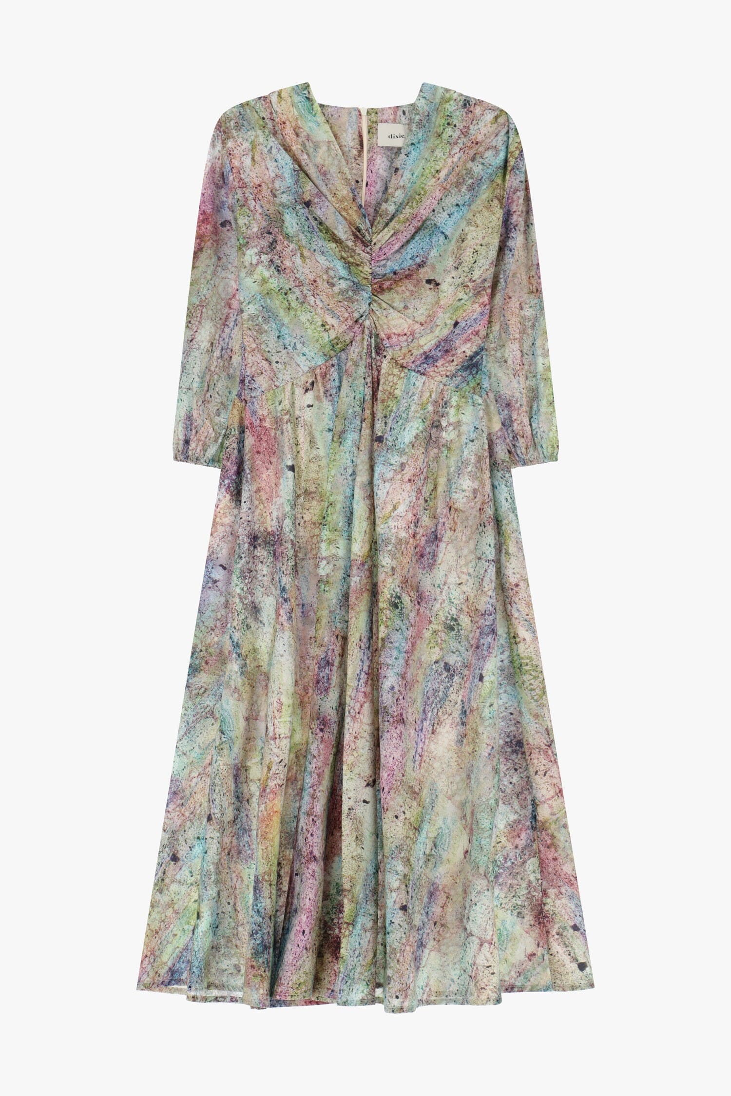 Abito Con Scollo E Dettaglio Arricciato Dixie