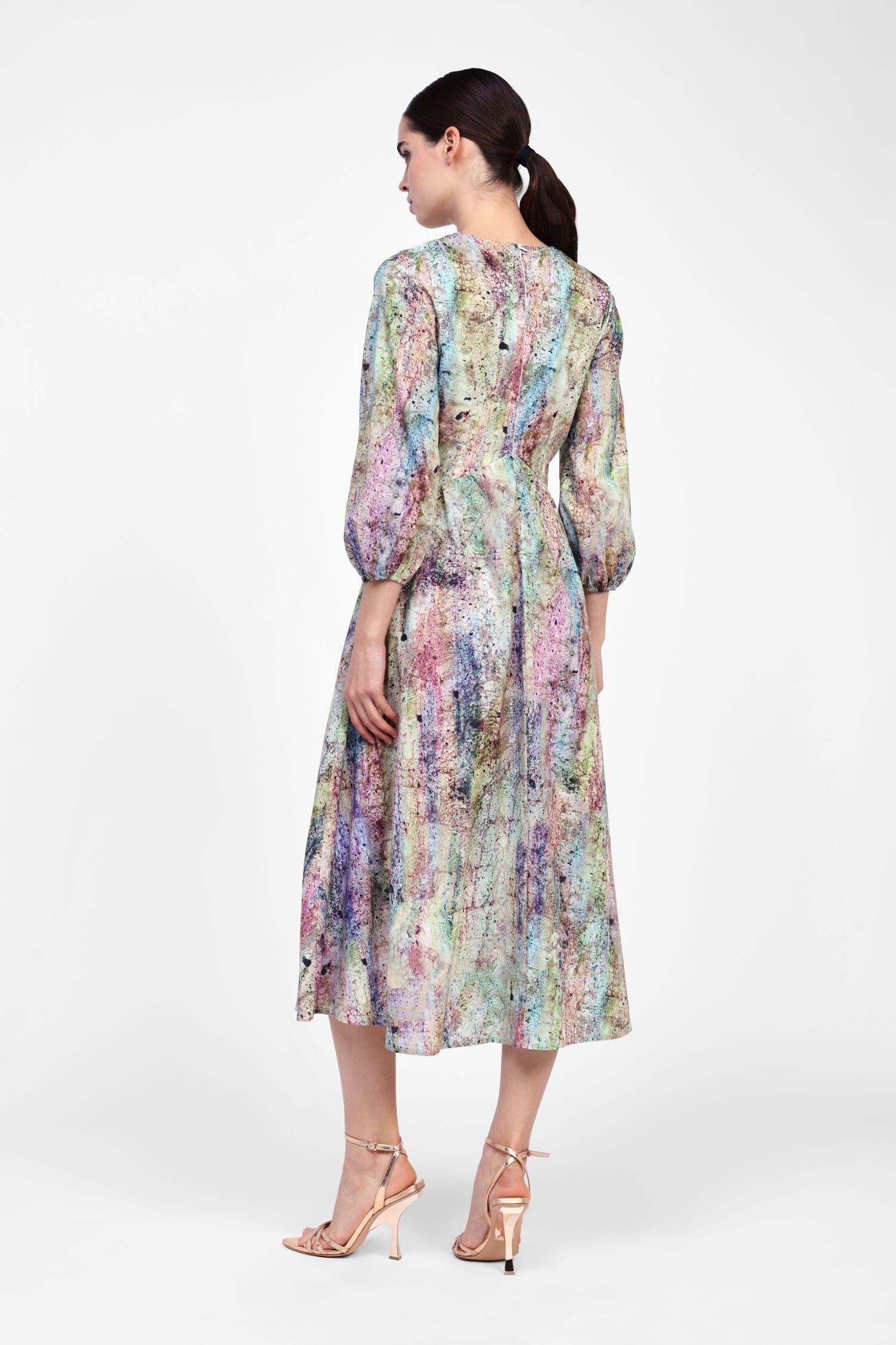 Abito Con Scollo E Dettaglio Arricciato Dixie