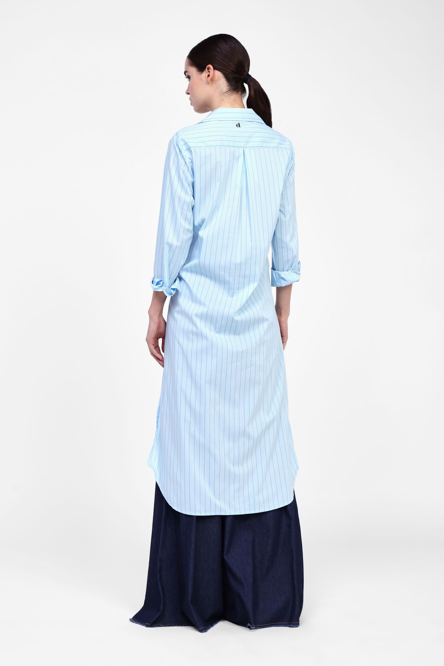 Long Shirt With Knotted Tail Dixie