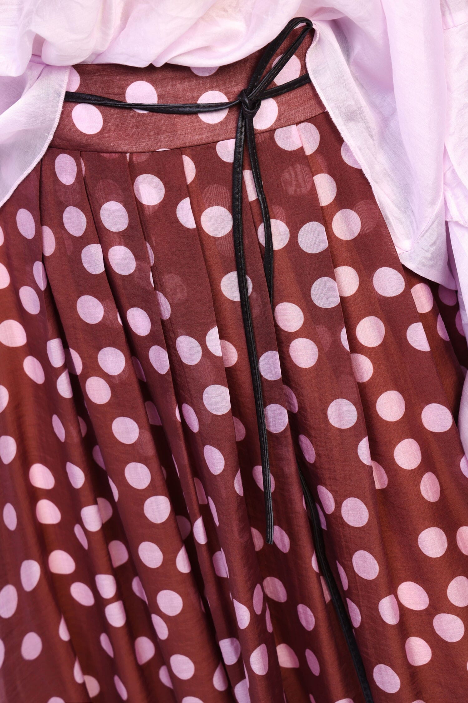 Gonna A Pois Con Cintura Regolabile Dixie