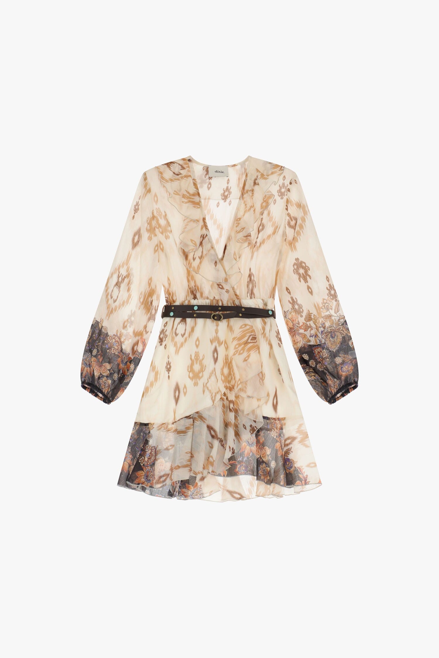 Short Dress With Dixie Fantasy Print