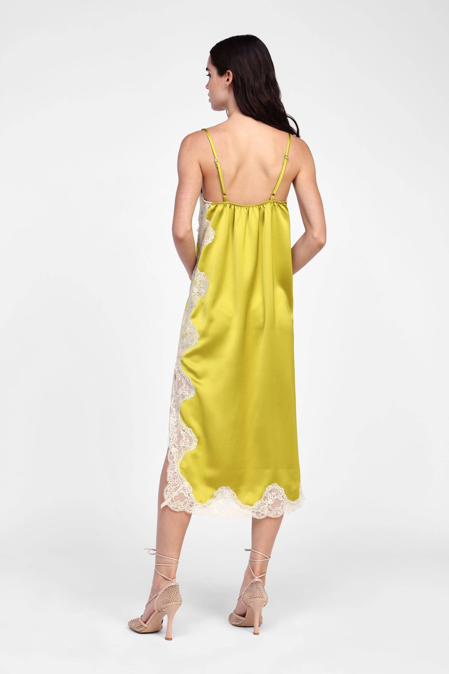 Abito Midi Con Spalline Sottili Dixie