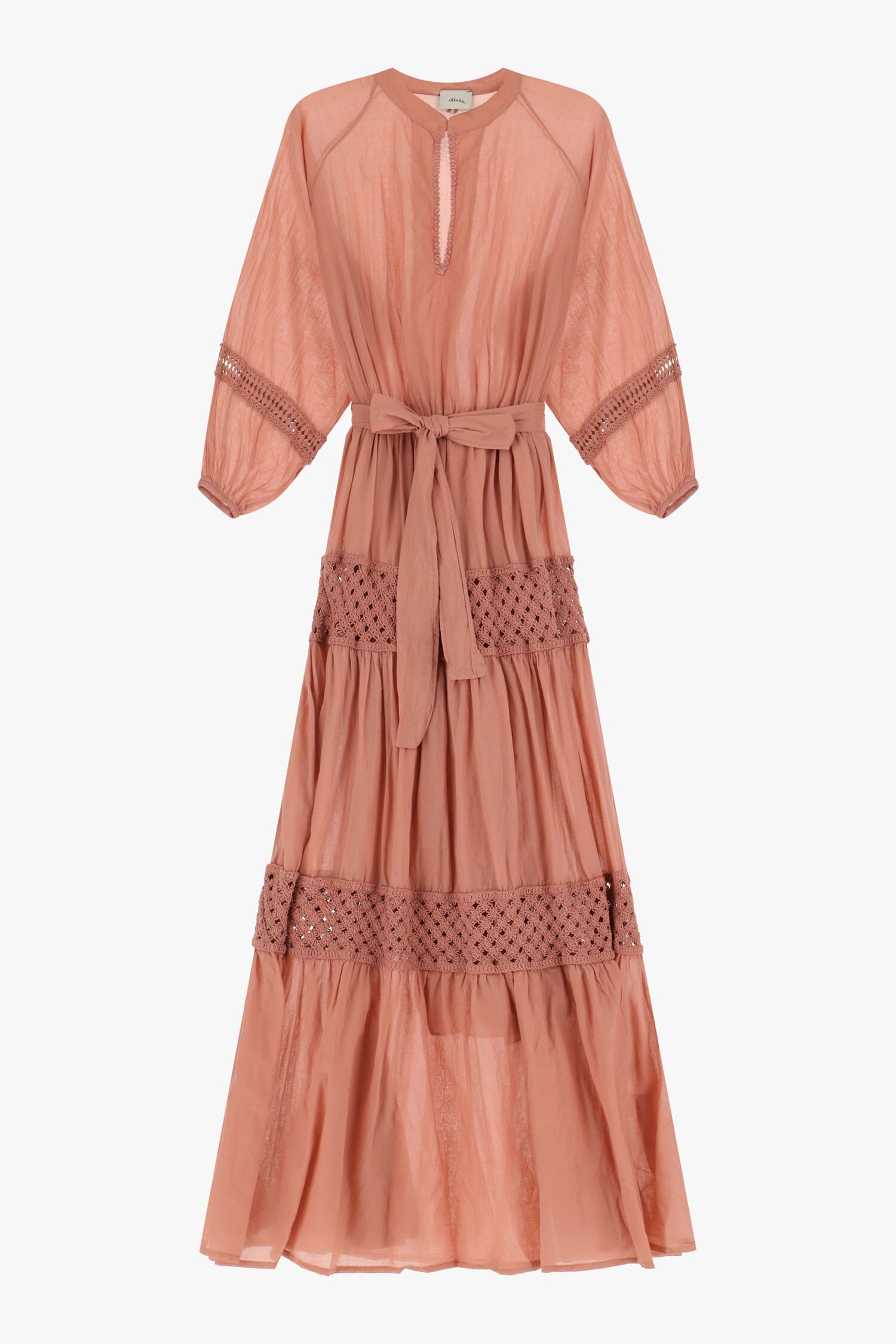 Abito Lungo Con Maniche Ampie Dixie