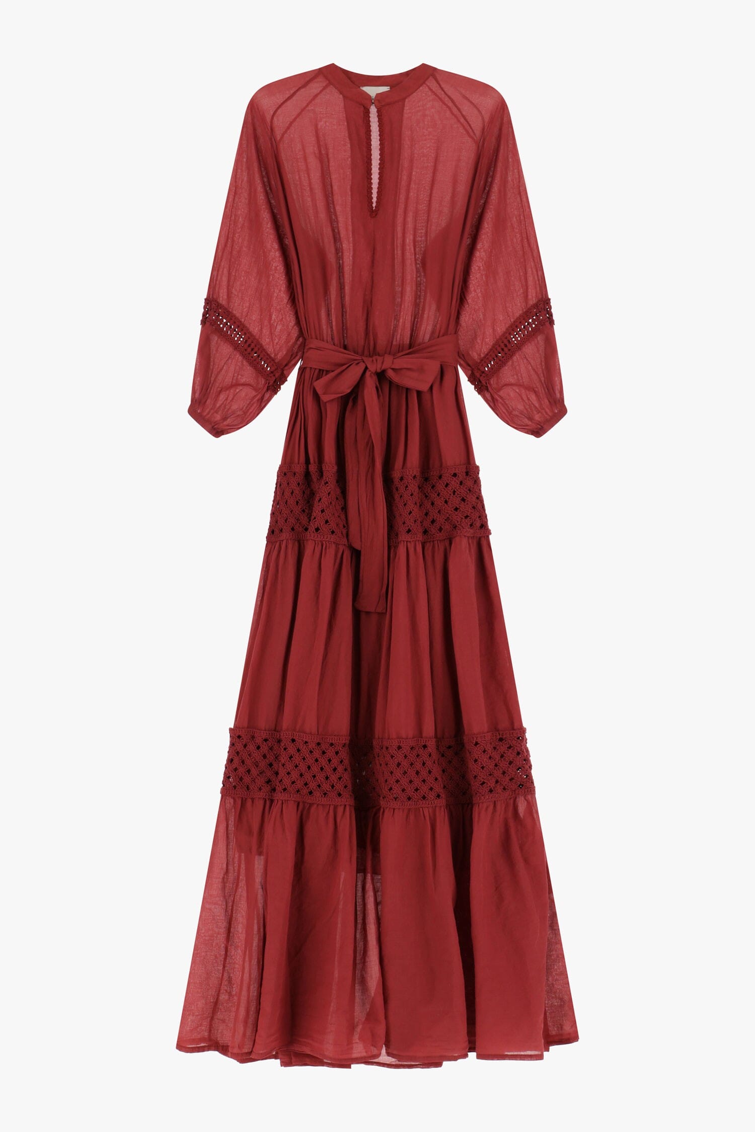 Abito Lungo Con Maniche Ampie Dixie