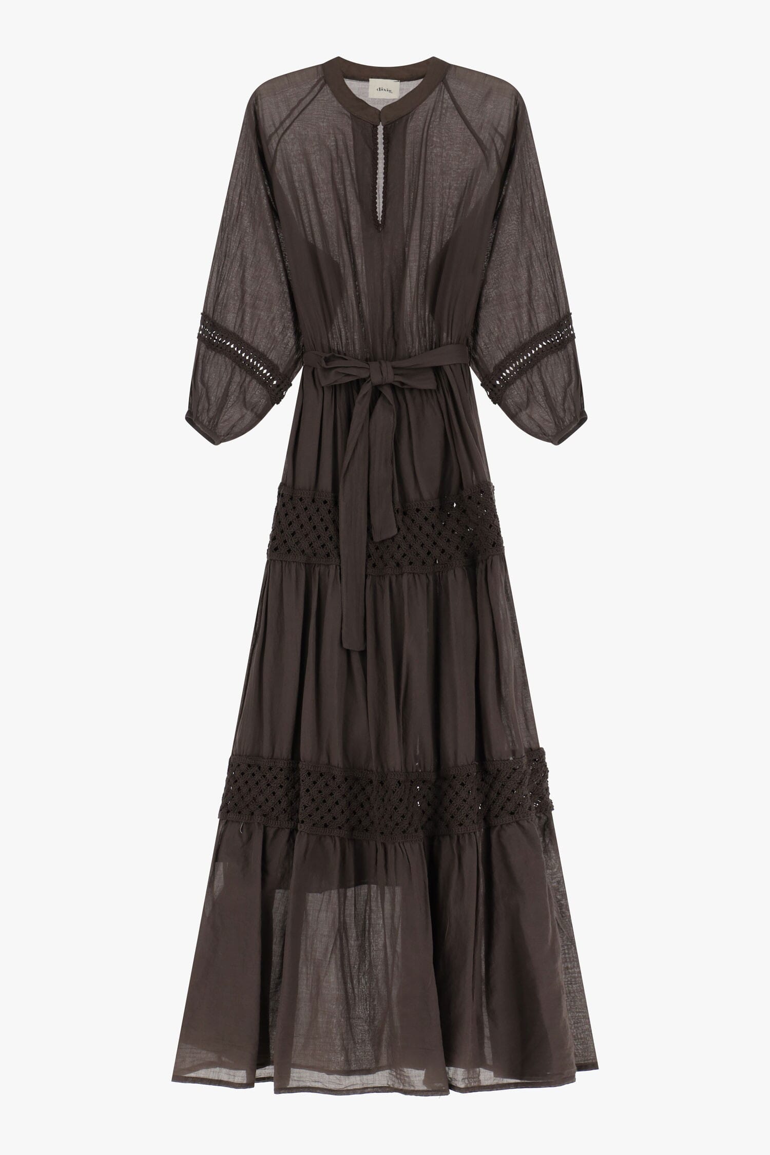 Abito Lungo Con Maniche Ampie Dixie