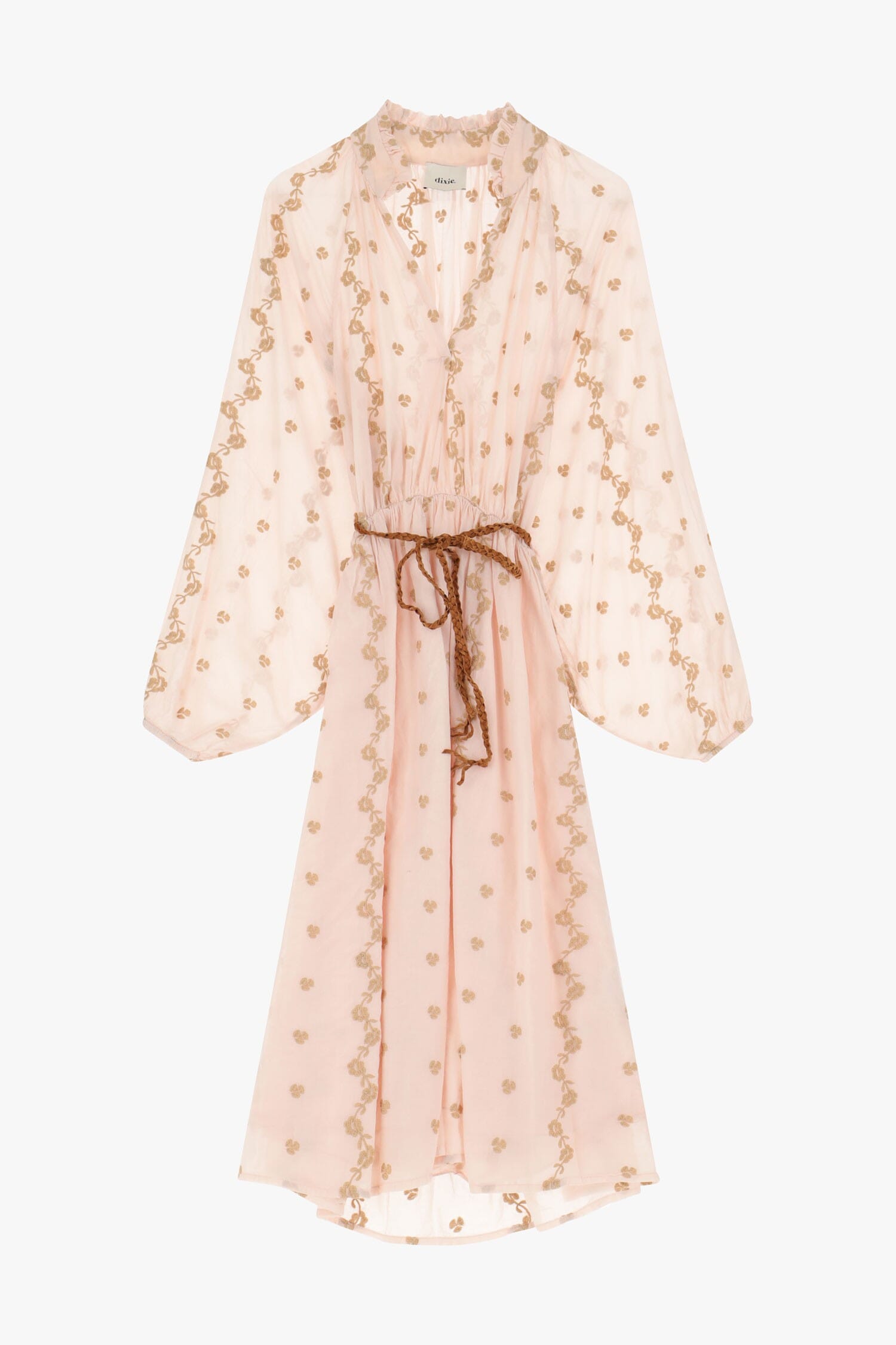 Vestito Con Dettagli Decorativi E Cintura Dixie