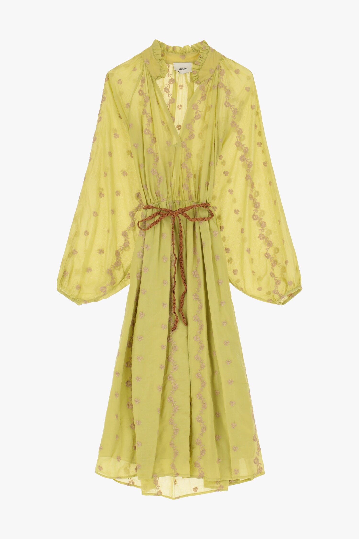 Vestito Con Dettagli Decorativi E Cintura Dixie