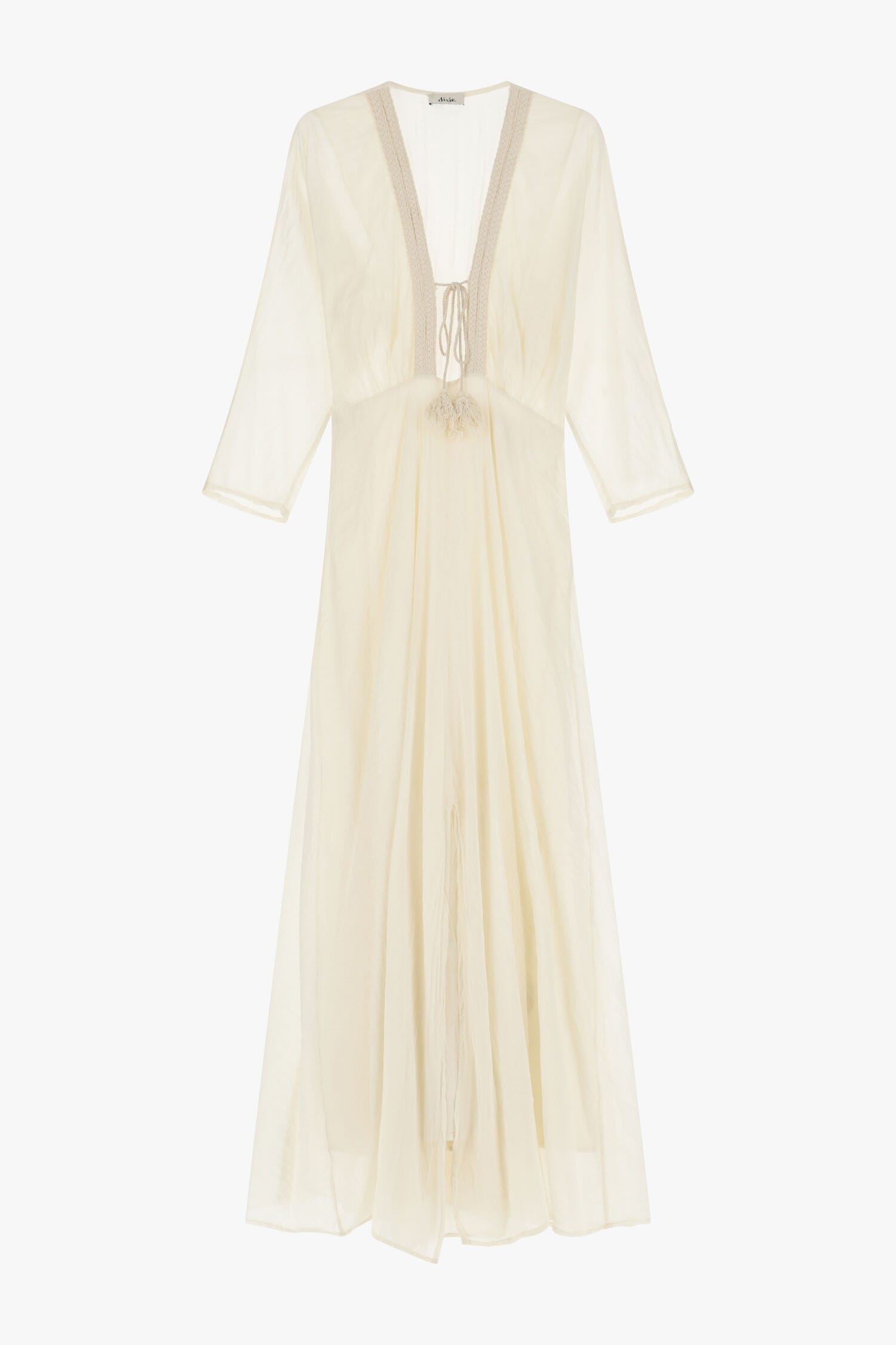 Abito Lungo Con Maniche Fluide Dixie
